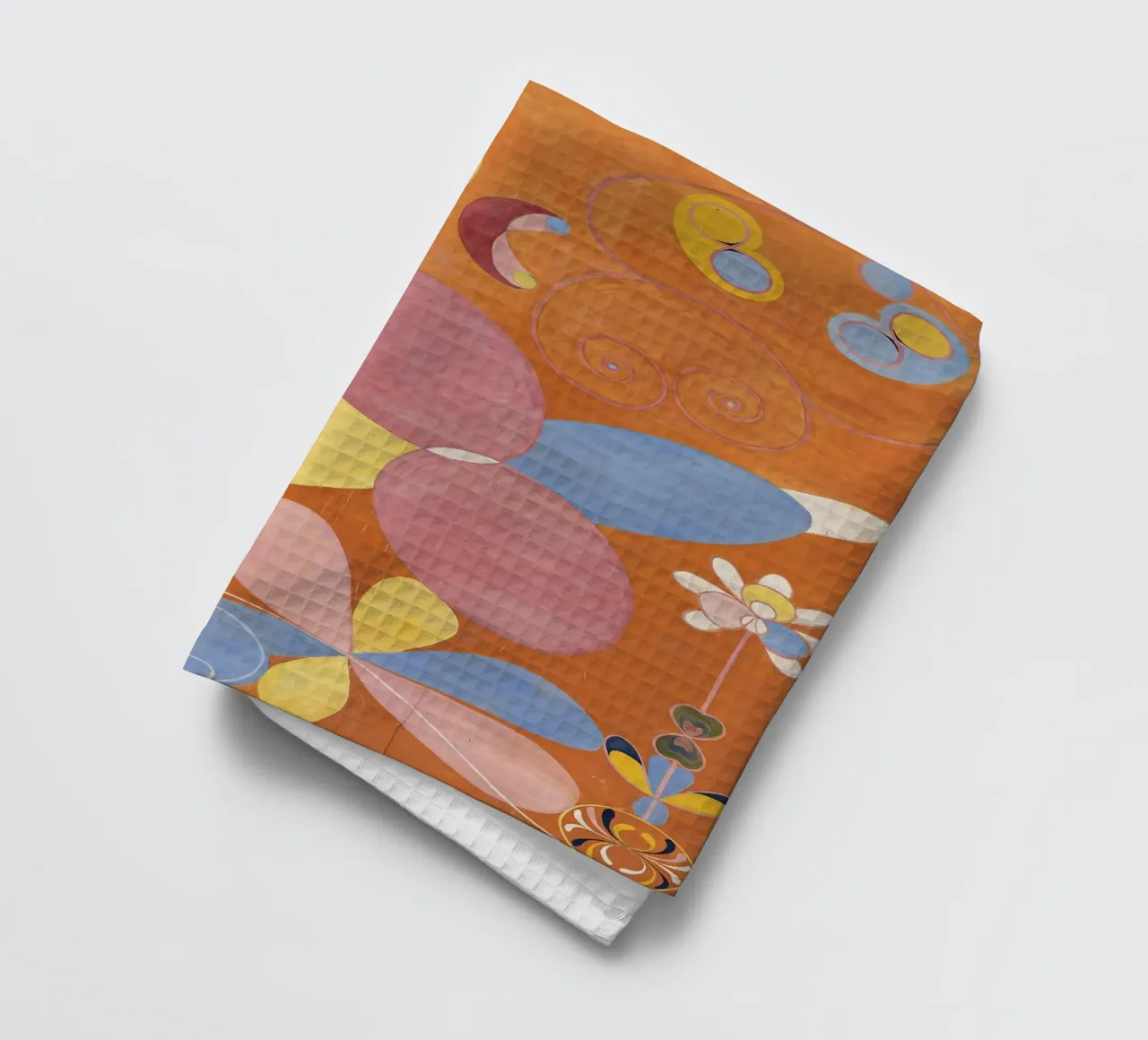 Hilma af Klint - Les dix plus grands, n° 04, Jeunesse, Groupe IV torchon de William Store