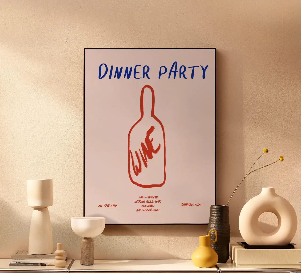 Dinner Party plexiglass da treechild