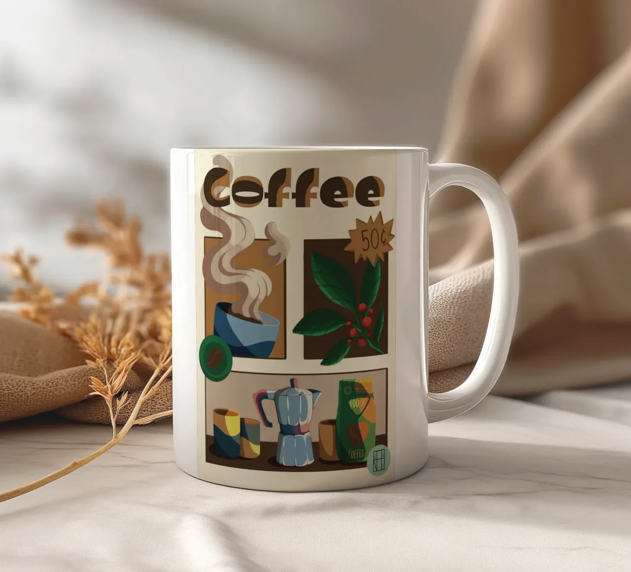 Caffè tazza in ceramica da Hemy