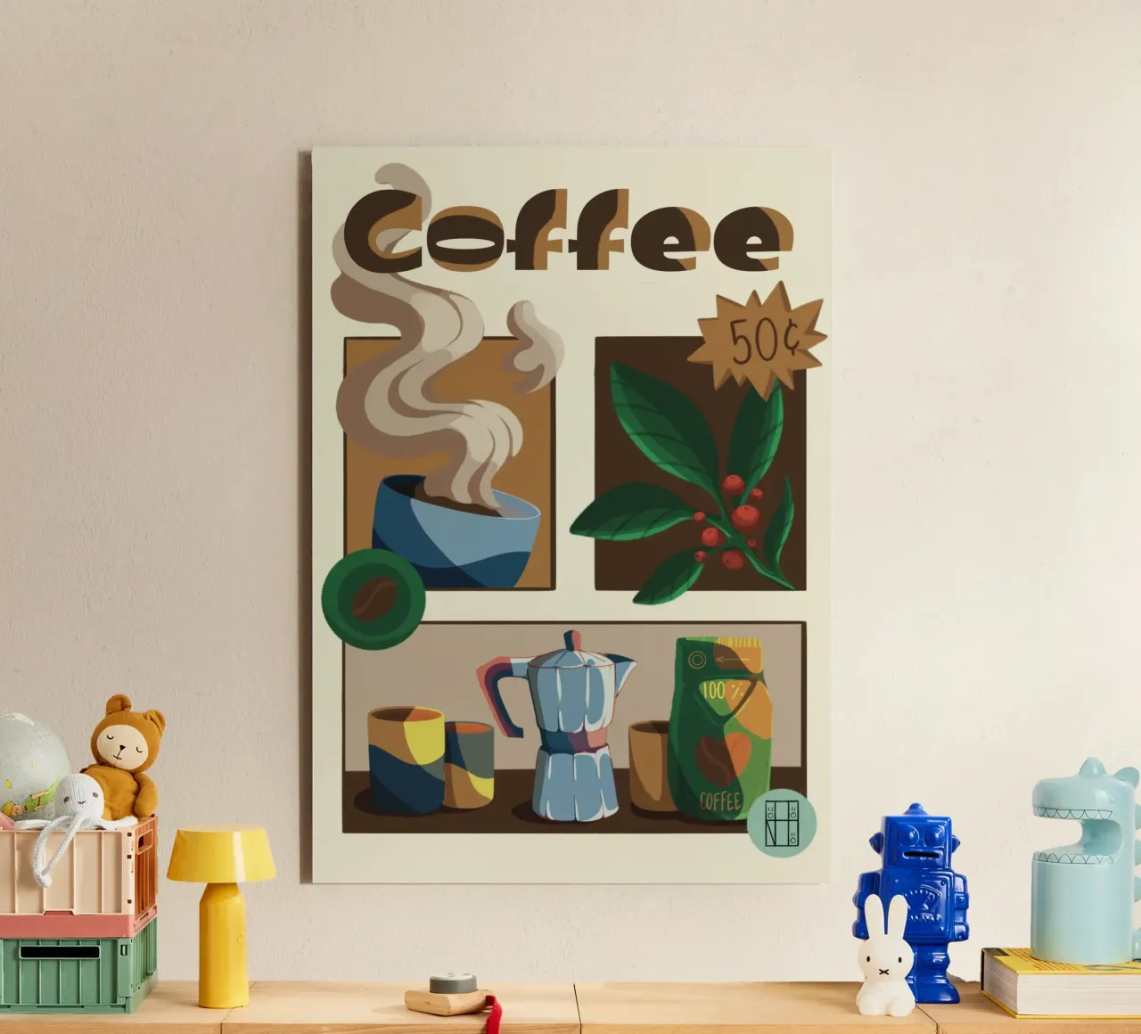 Caffè alluminio dibond da Hemy