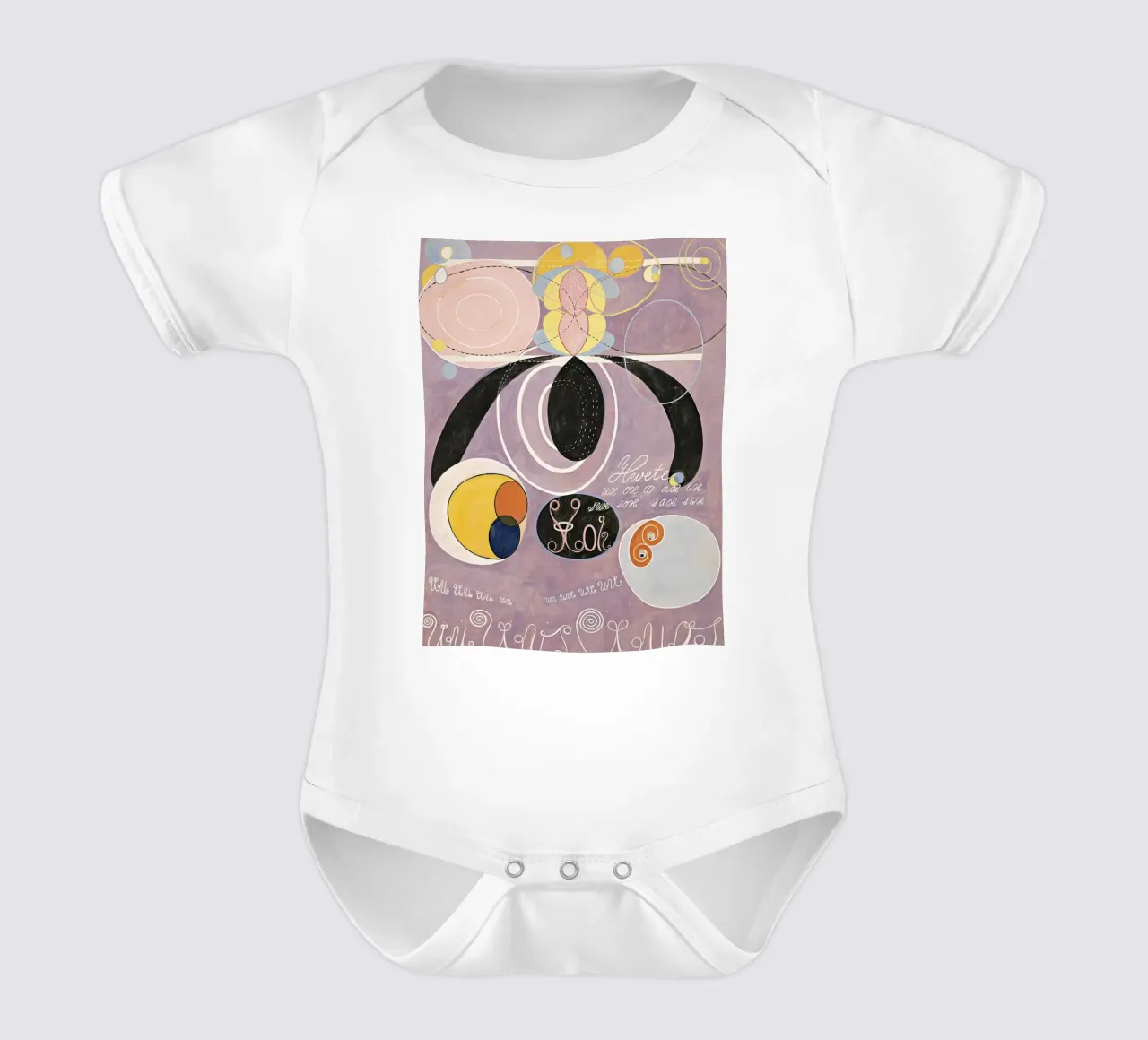 Hilma af Klint - Les dix plus grands, n° 06, L'âge adulte, groupe I body bébé de William Store