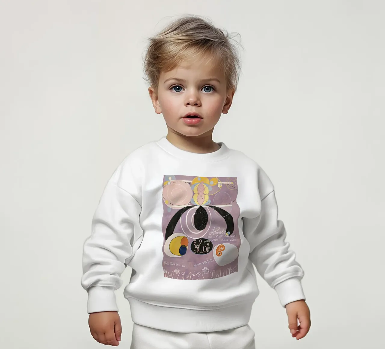 Hilma af Klint - Les dix plus grands, n° 06, L'âge adulte, groupe I sweat pour bébé de William Store
