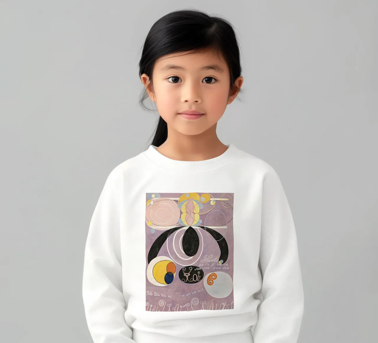 Hilma af Klint - Les dix plus grands, n° 06, L'âge adulte, groupe I sweat enfant de William Store