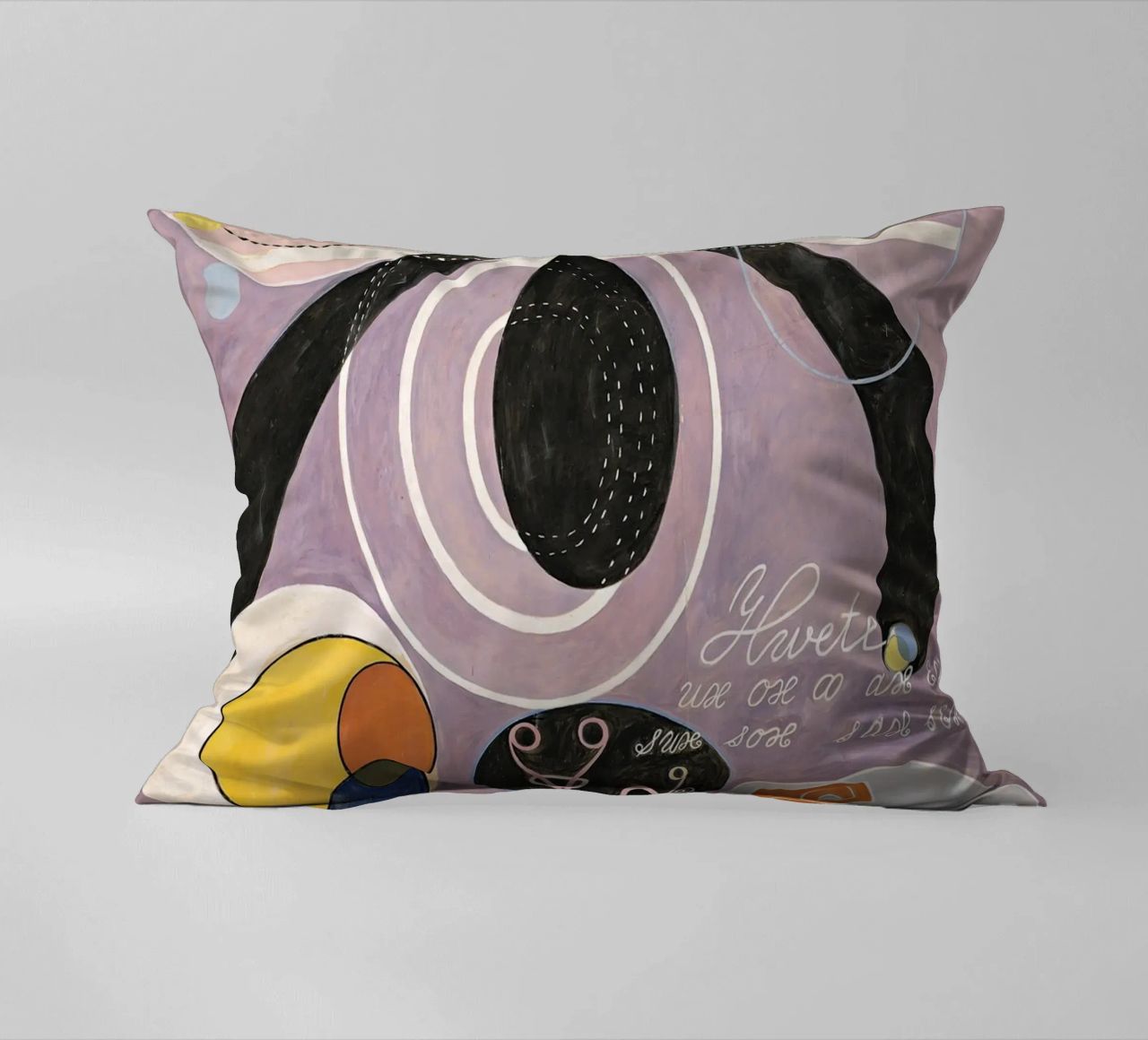 Hilma af Klint - The Ten Largest, No. 06, Adulthood, Group I decorative cushion by William Store