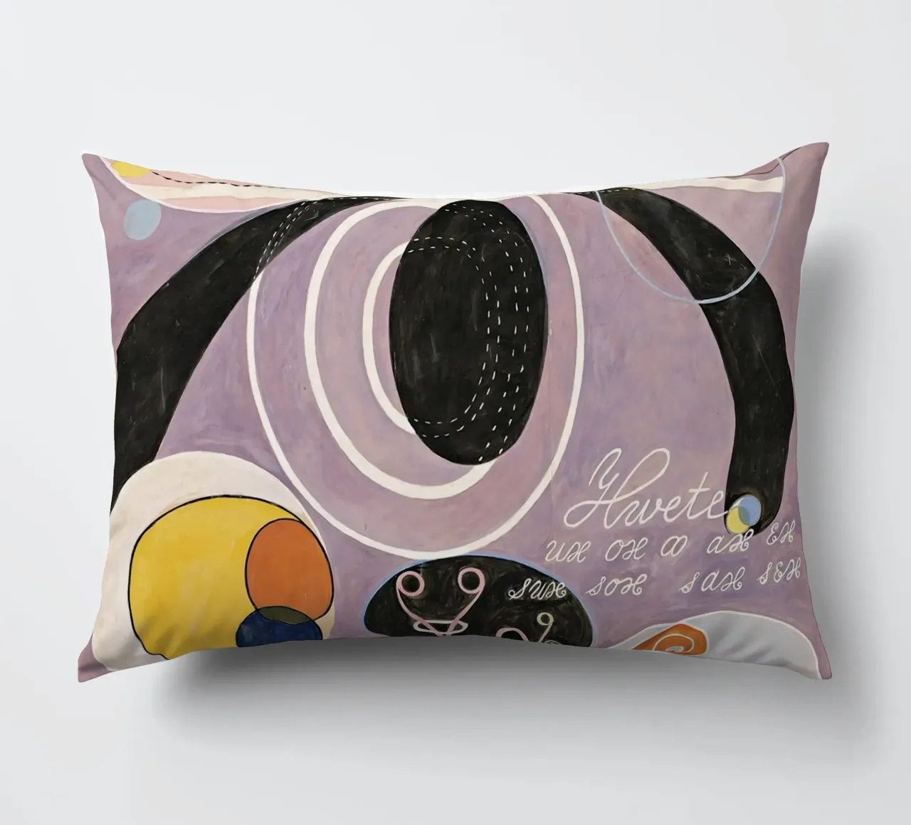 Hilma af Klint - Die Zehn Größten, Nr. 06, Erwachsenwerden, Gruppe I Kissen von William Store