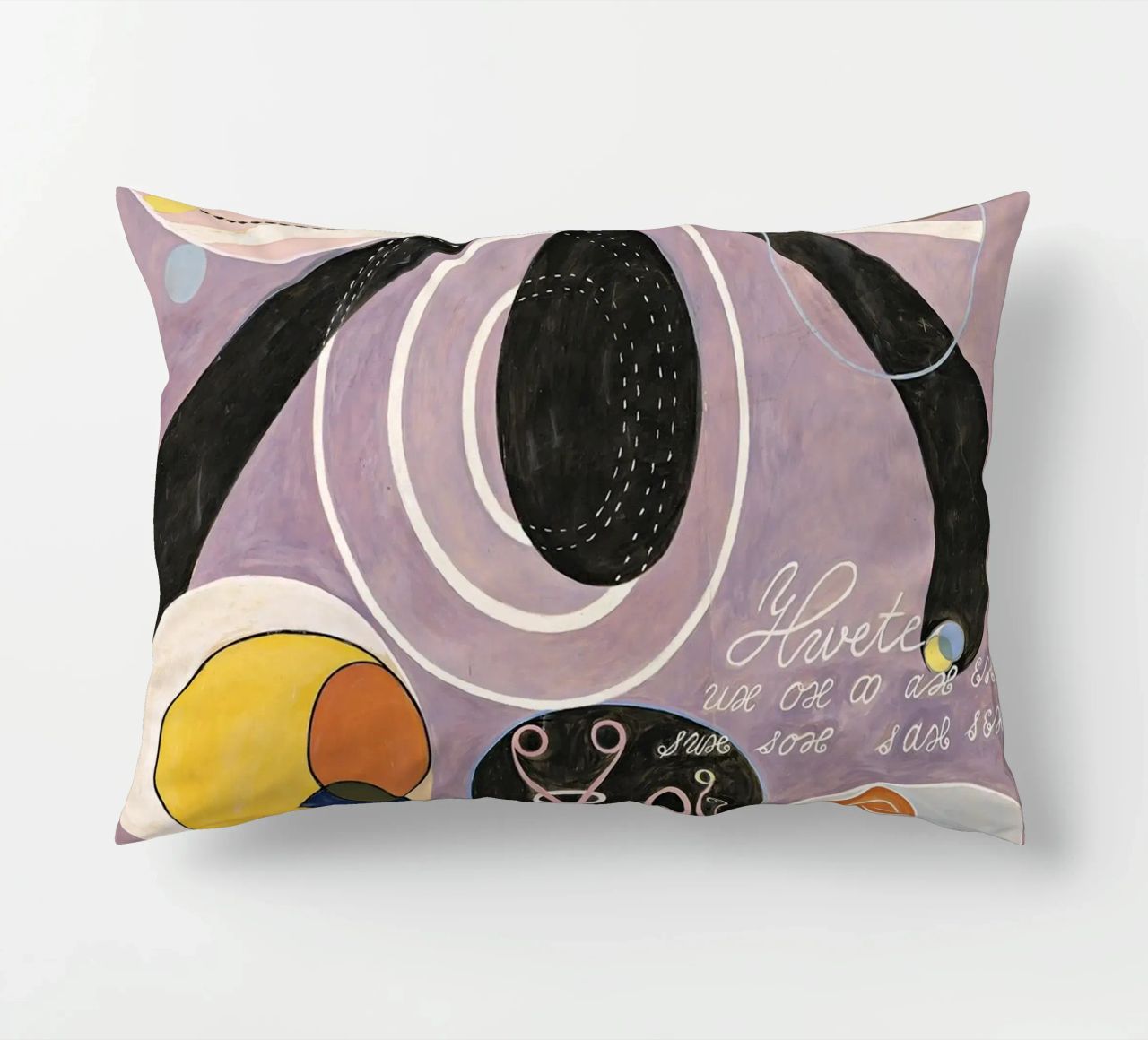 Hilma af Klint - The Ten Largest, No. 06, Adulthood, Group I decorative cushion by William Store