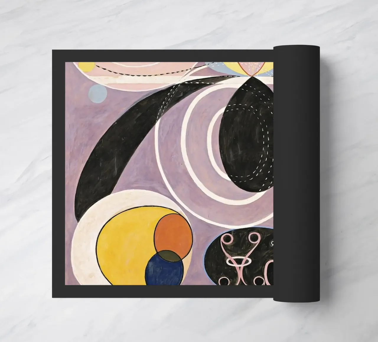Hilma af Klint - Les dix plus grands, n° 06, L'âge adulte, groupe I paillasson de William Store
