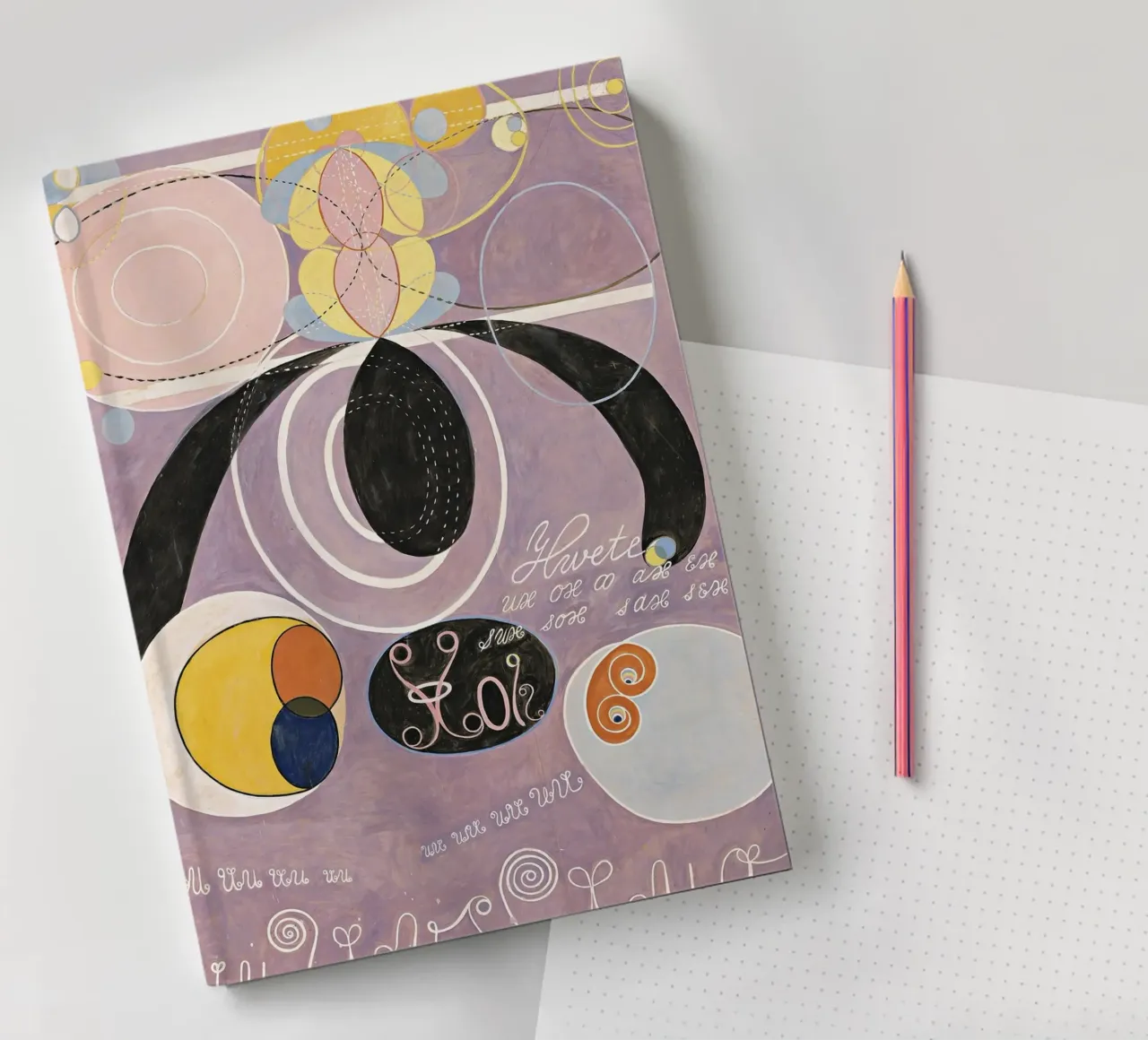 Hilma af Klint - The Ten Largest, No. 06, Adulthood, Group I notebook by William Store