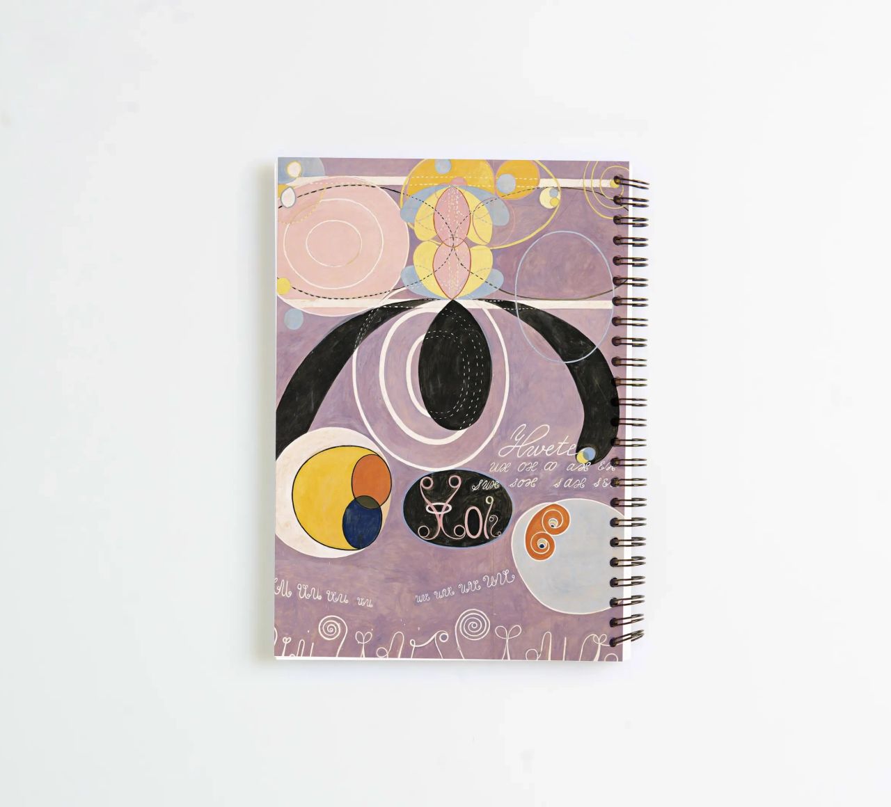 Hilma af Klint - The Ten Largest, No. 06, Adulthood, Group I spiral notebook by William Store