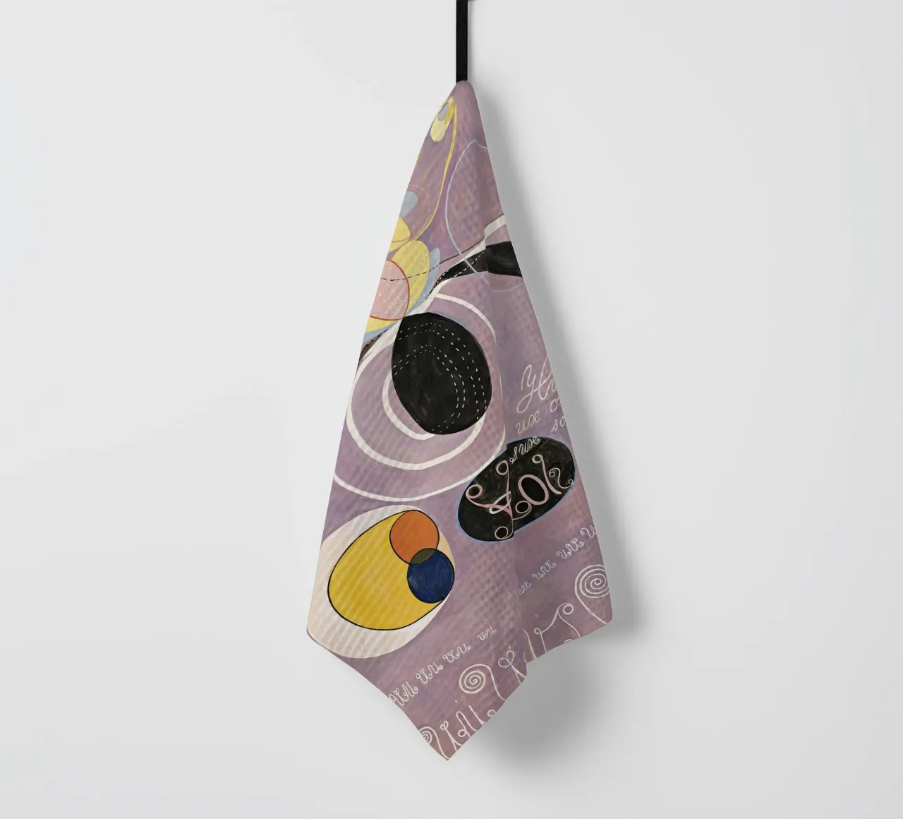 Hilma af Klint - Les dix plus grands, n° 06, L'âge adulte, groupe I torchon de William Store