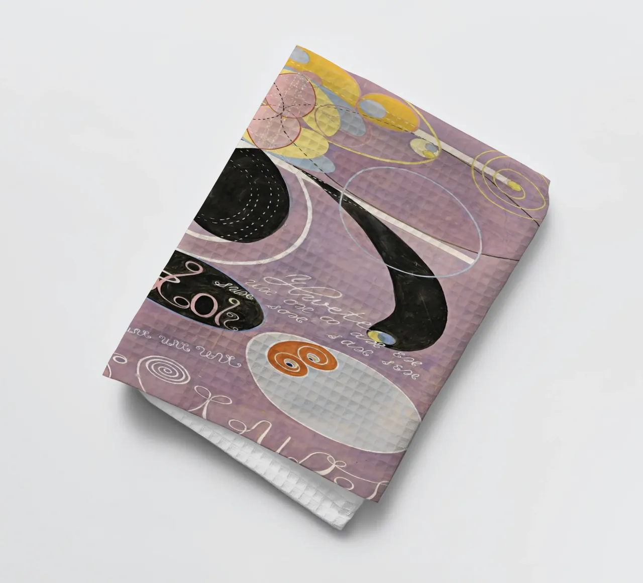 Hilma af Klint - Les dix plus grands, n° 06, L'âge adulte, groupe I torchon de William Store