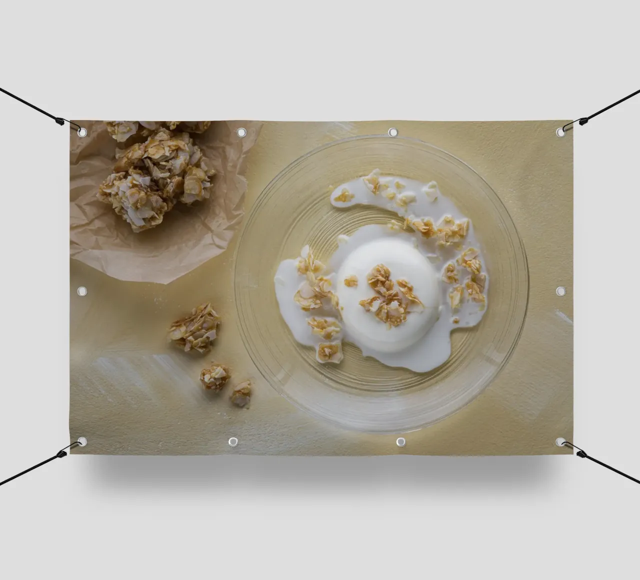 Panna Cotta telo in pvc da Barbara Buderath Fotodesign