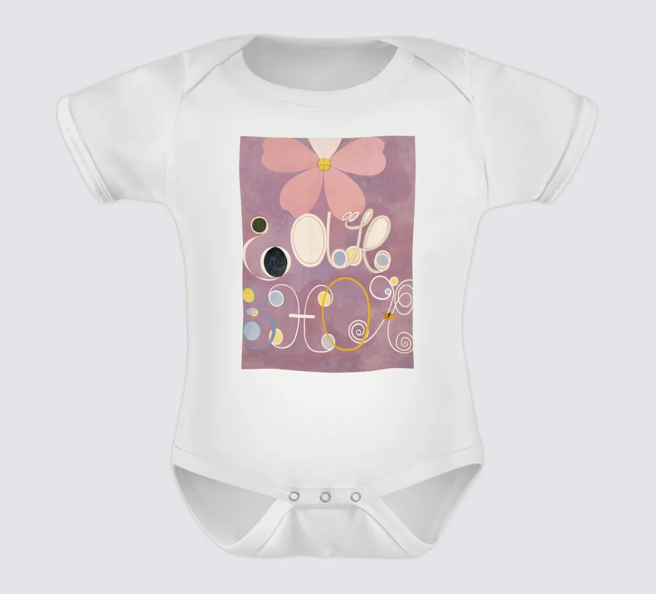 Hilma af Klint - Les dix plus grands, n° 05, L'âge adulte, groupe I body bébé de William Store