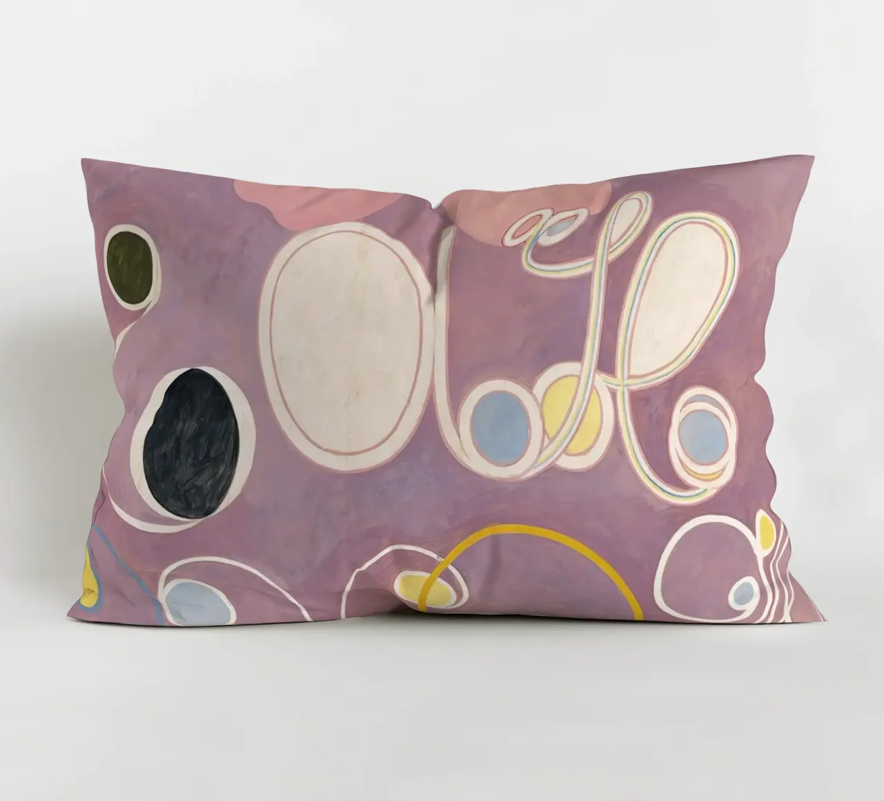 Hilma af Klint - Les dix plus grands, n° 05, L'âge adulte, groupe I coussin de William Store
