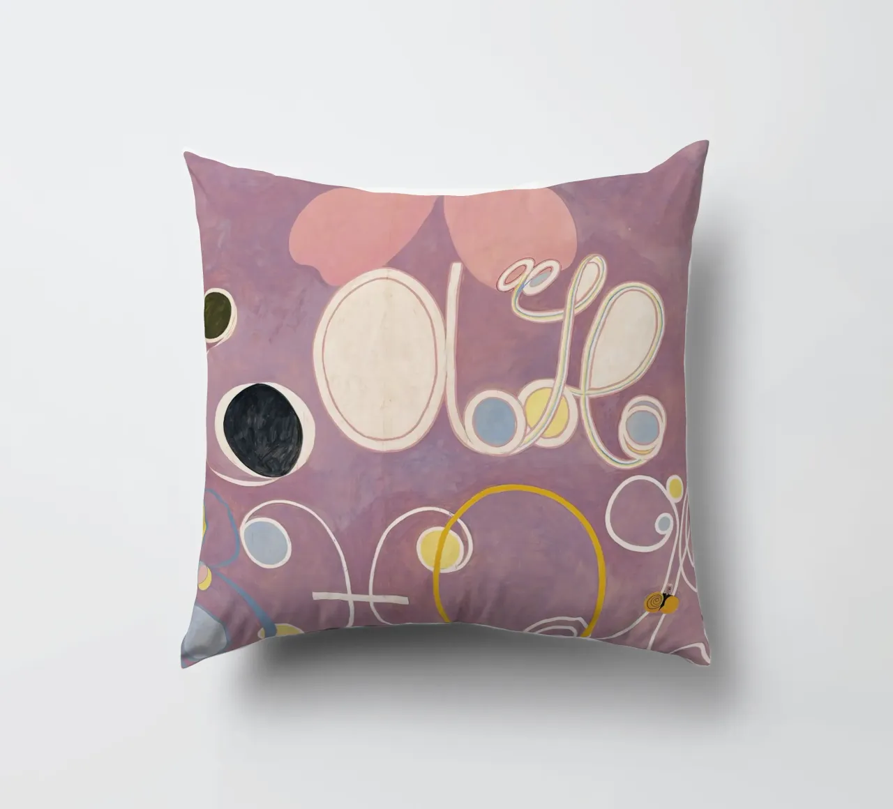 Hilma af Klint - Les dix plus grands, n° 05, L'âge adulte, groupe I coussin de William Store