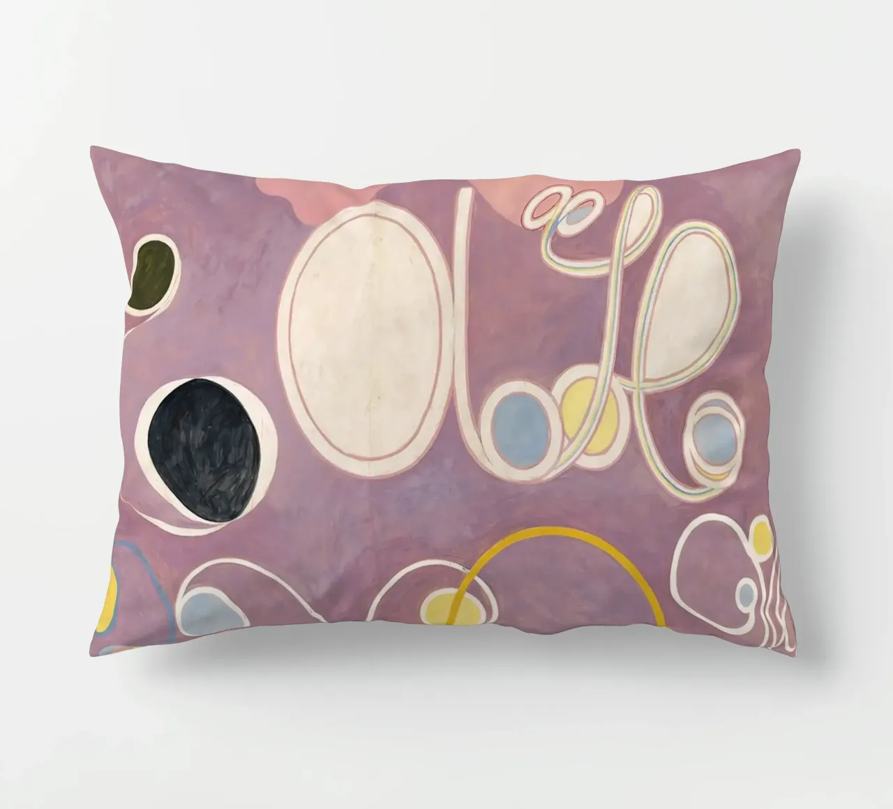 Hilma af Klint - Les dix plus grands, n° 05, L'âge adulte, groupe I coussin de William Store