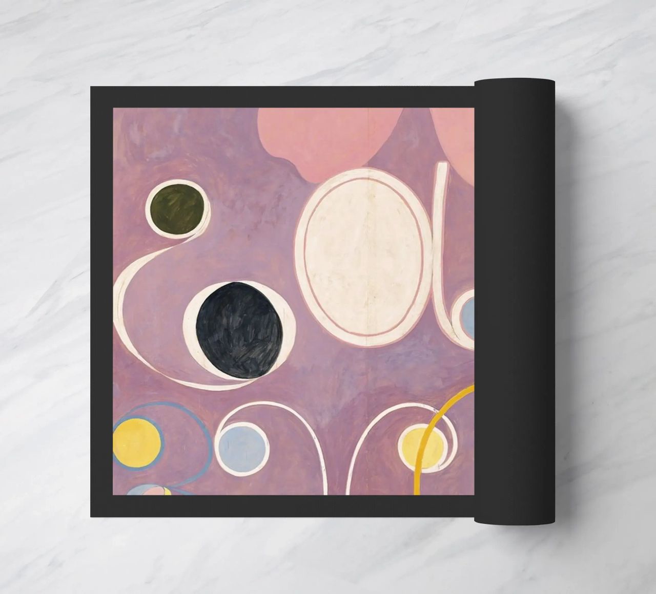 Hilma af Klint - Les dix plus grands, n° 05, L'âge adulte, groupe I paillasson de William Store