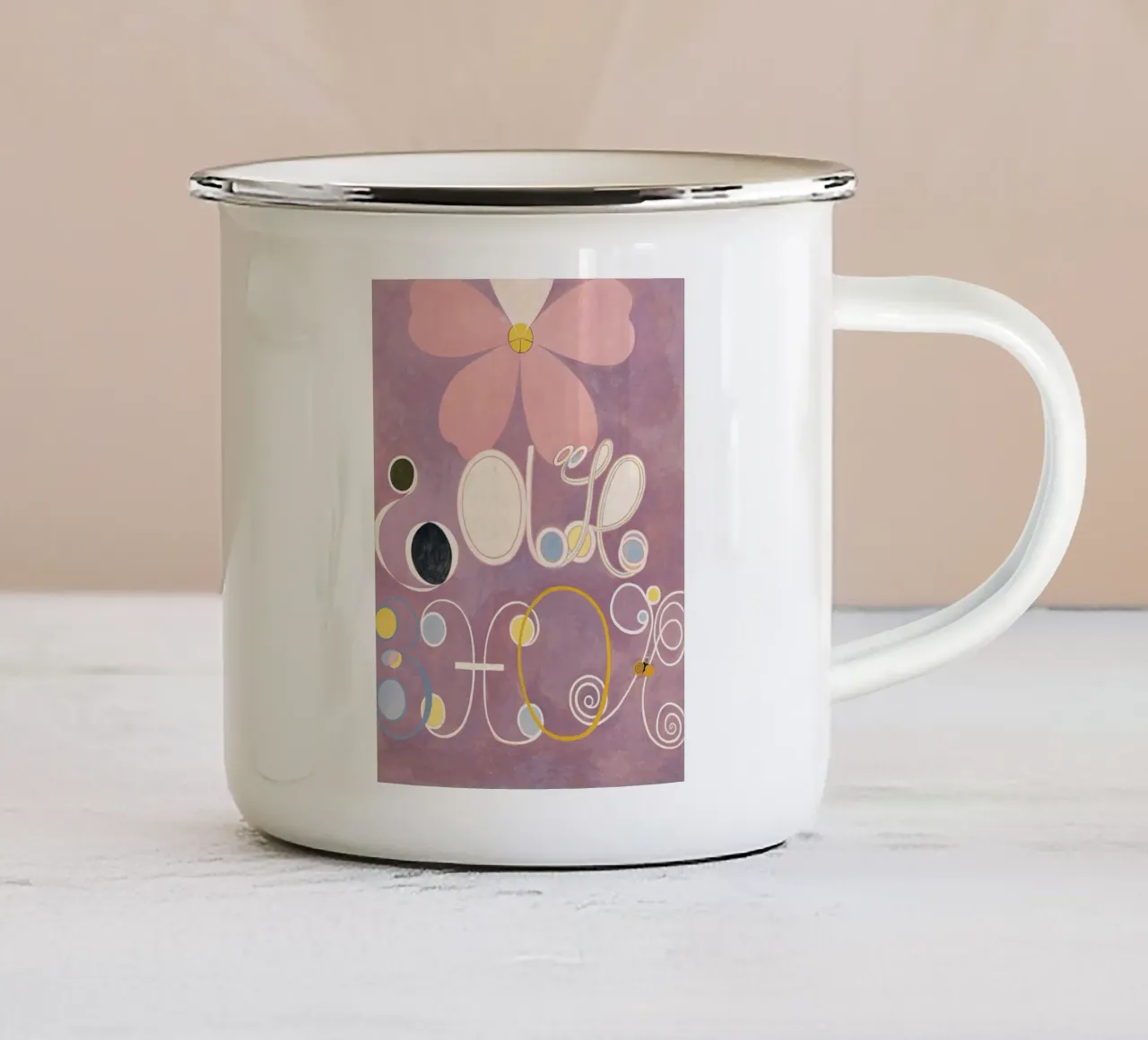 Hilma af Klint - I dieci più grandi, n. 05, Età adulta, Gruppo I tazza in smalto da William Store