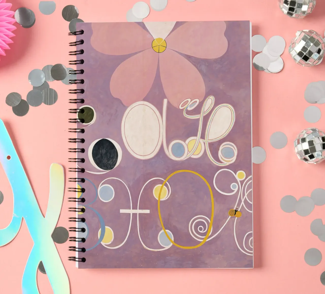 Hilma af Klint - Les dix plus grands, n° 05, L'âge adulte, groupe I carnet à spirale de William Store