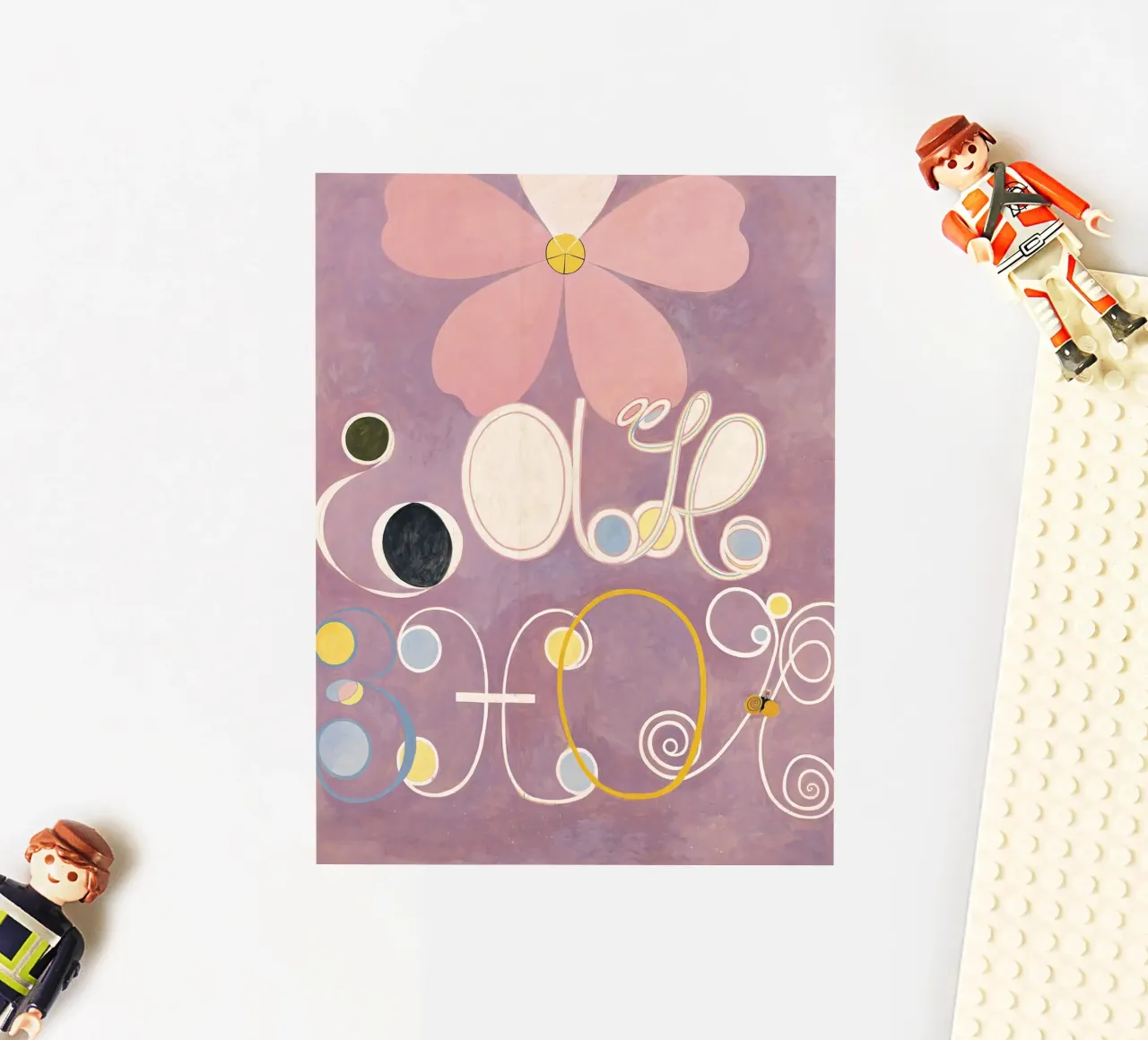 Hilma af Klint - Les dix plus grands, n° 05, L'âge adulte, groupe I autocollant de William Store