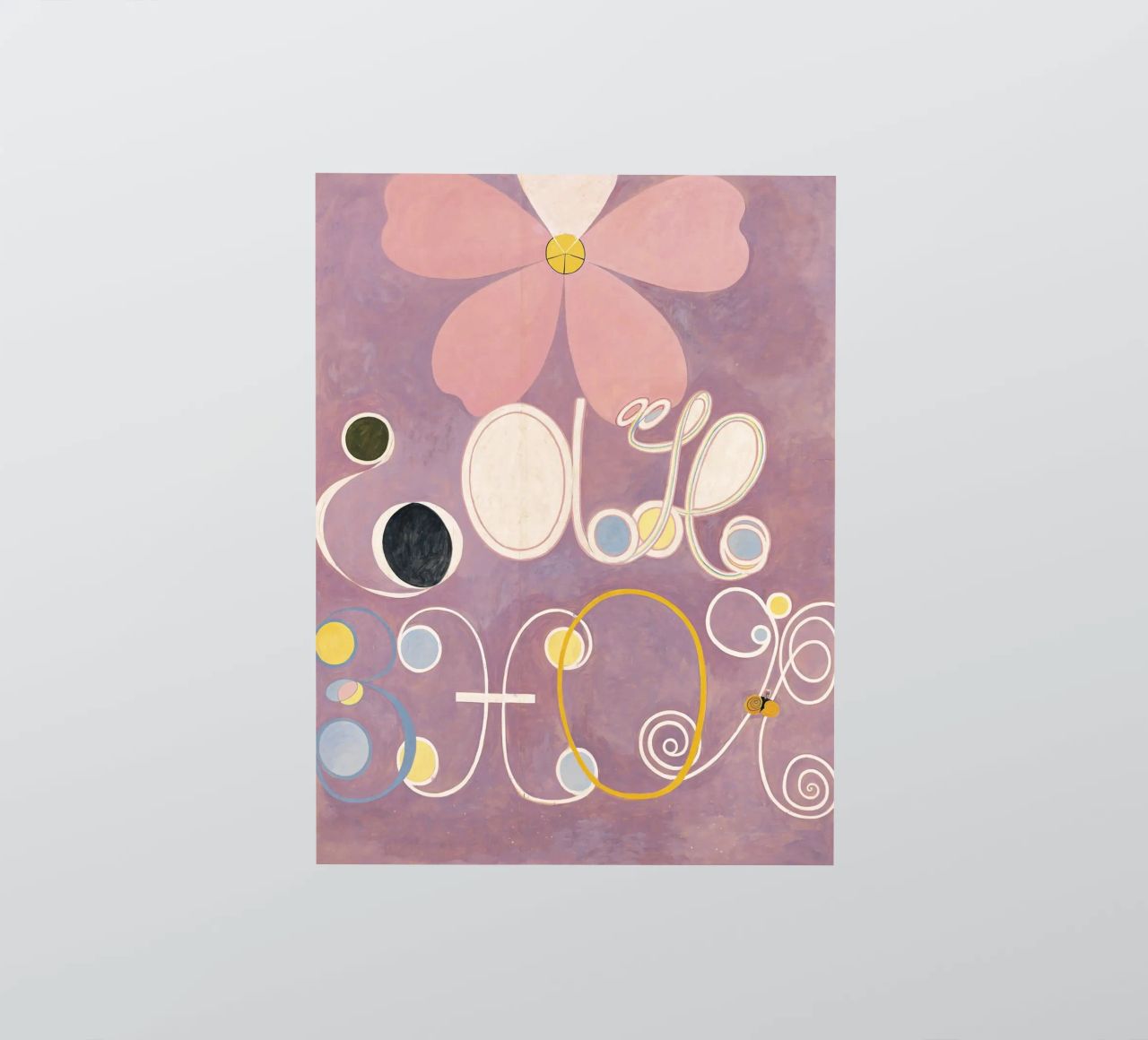 Hilma af Klint - Les dix plus grands, n° 05, L'âge adulte, groupe I autocollant de William Store