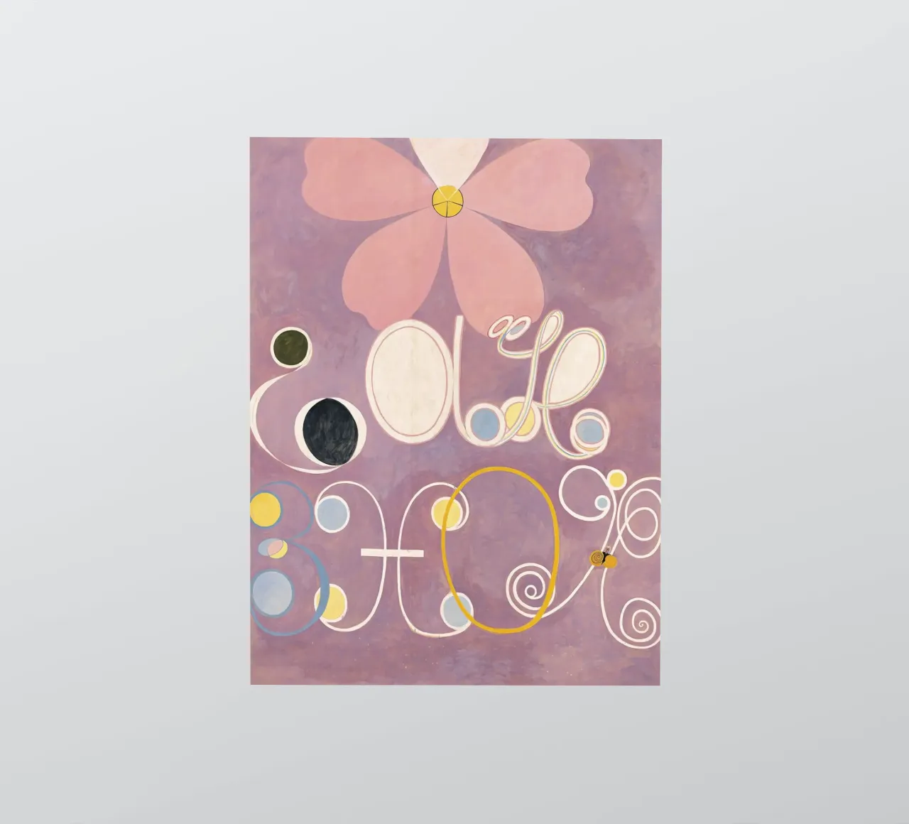 Hilma af Klint - Les dix plus grands, n° 05, L'âge adulte, groupe I autocollant de William Store