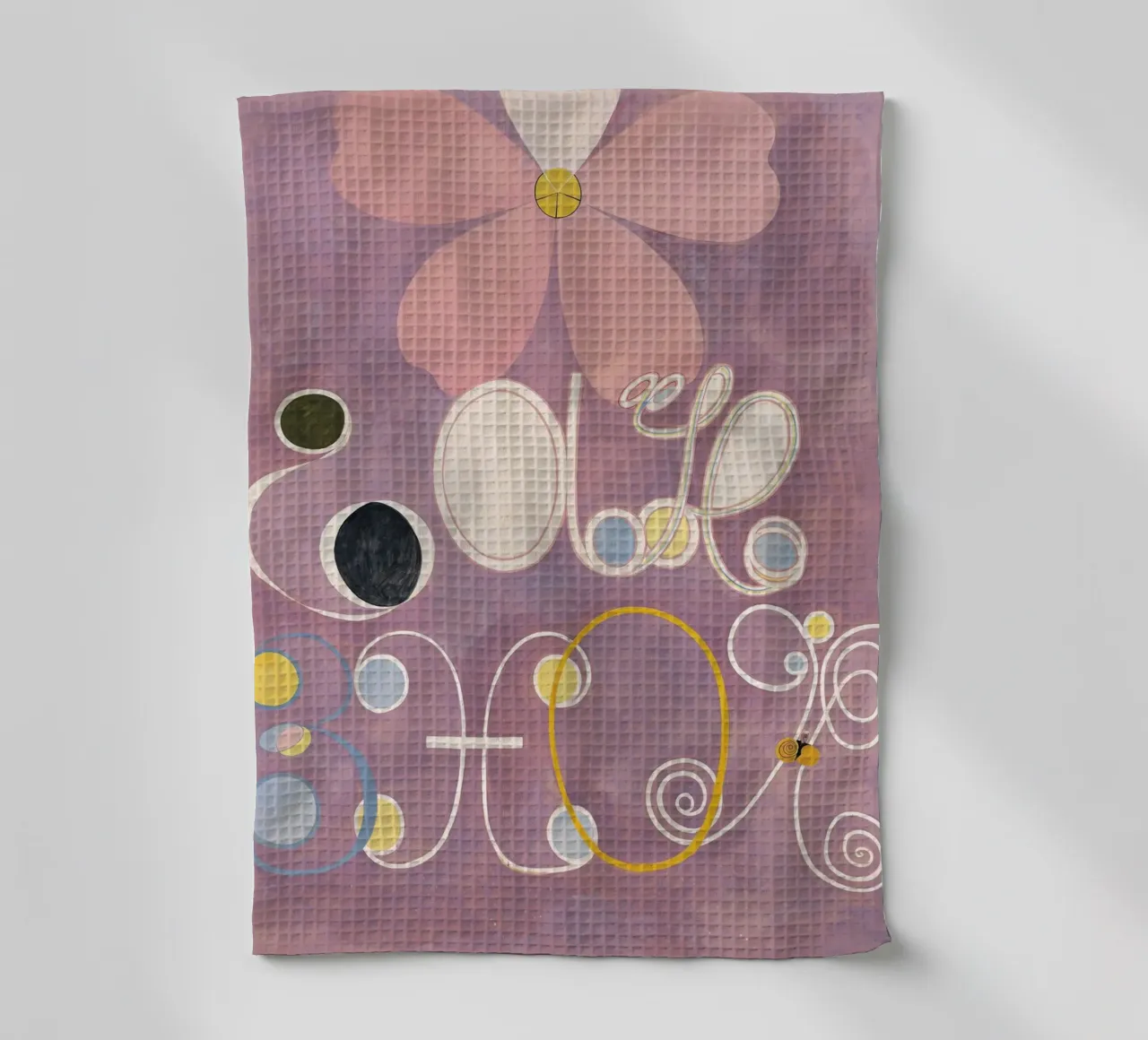 Hilma af Klint - Les dix plus grands, n° 05, L'âge adulte, groupe I torchon de William Store