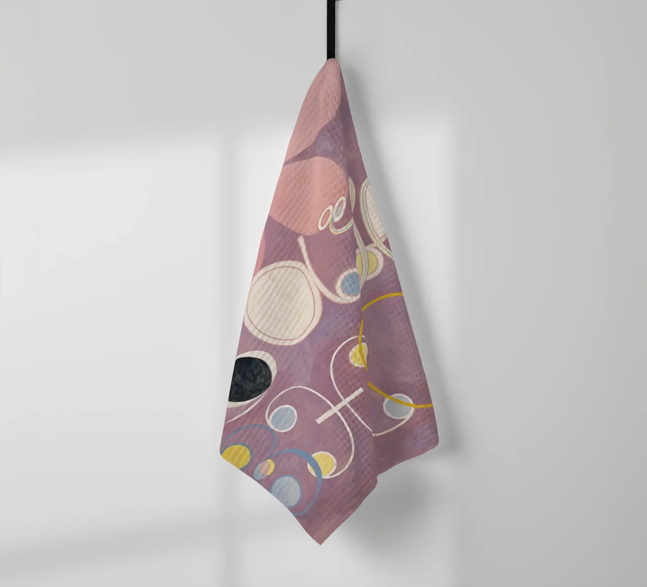 Hilma af Klint - Les dix plus grands, n° 05, L'âge adulte, groupe I torchon de William Store