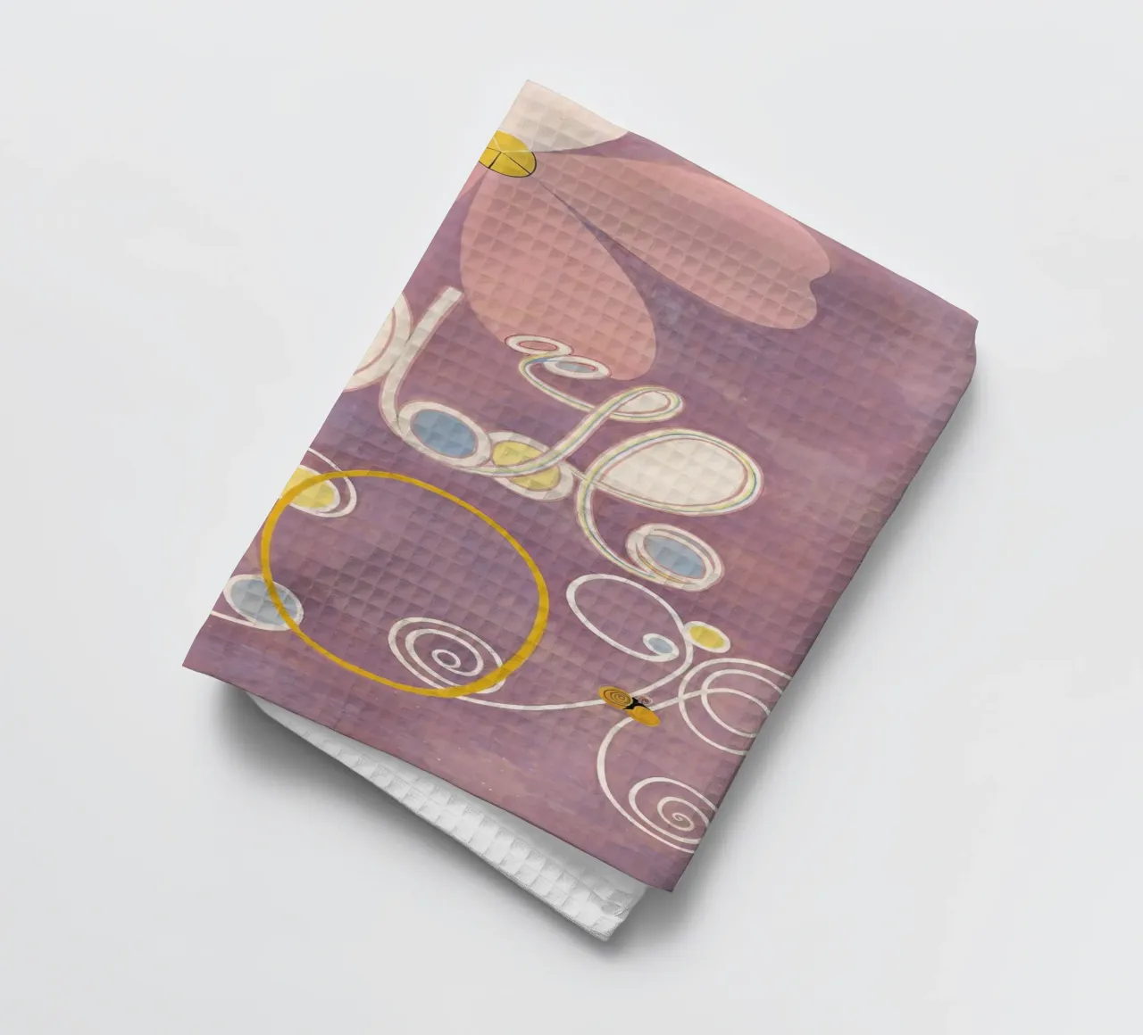 Hilma af Klint - Les dix plus grands, n° 05, L'âge adulte, groupe I torchon de William Store