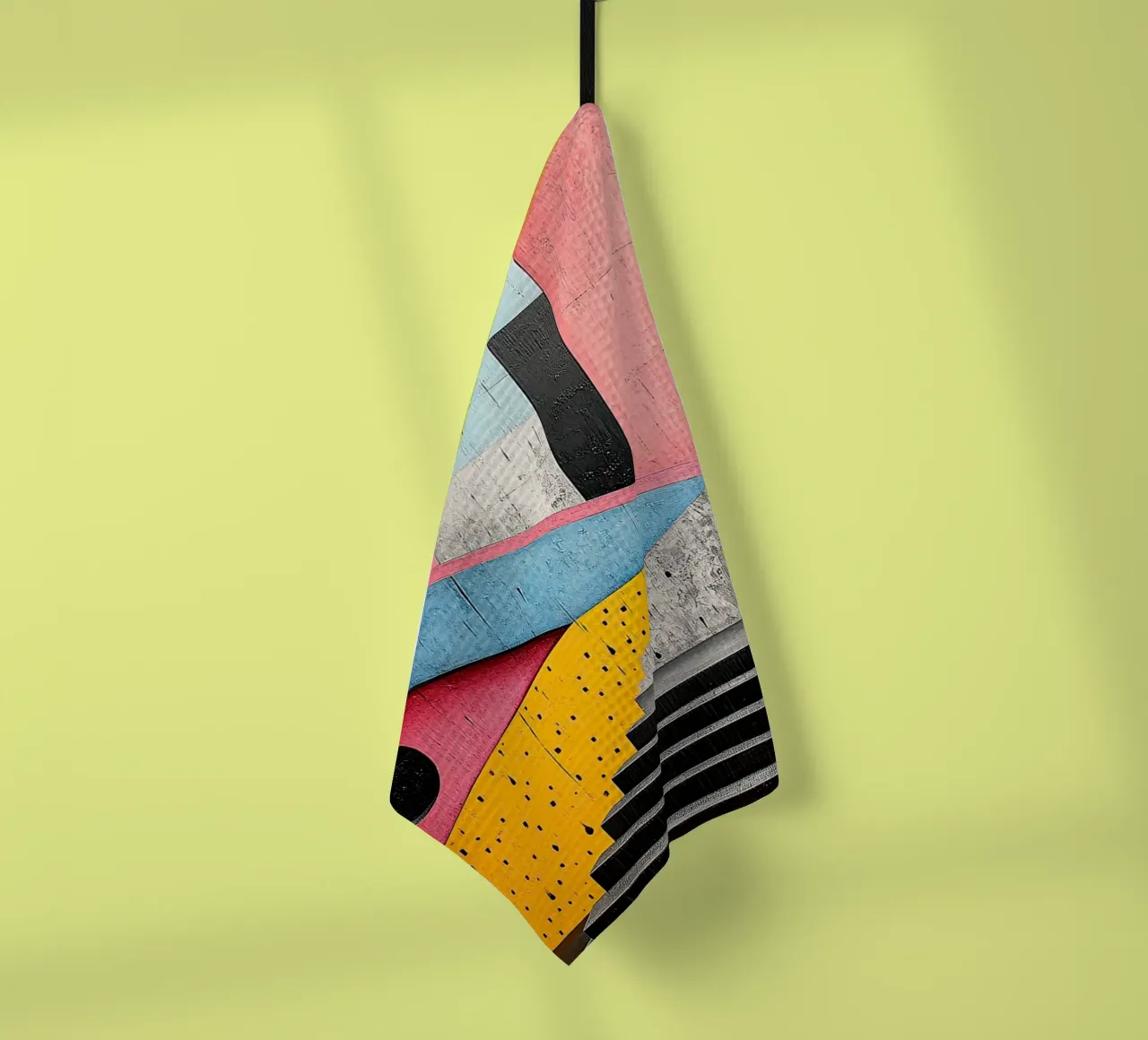 Surrealismus Architektur Design Geometrie Geschirrtuch von Nikis Art Studio