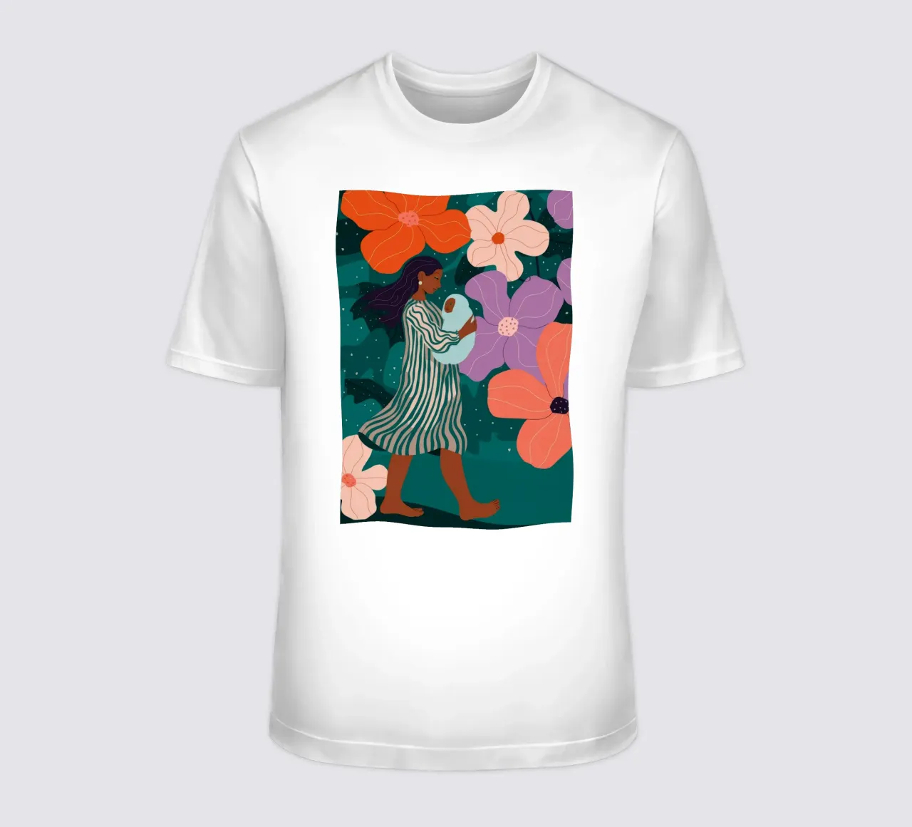 Passeggiata nei giardini fioriti t-shirt da Emery Kate