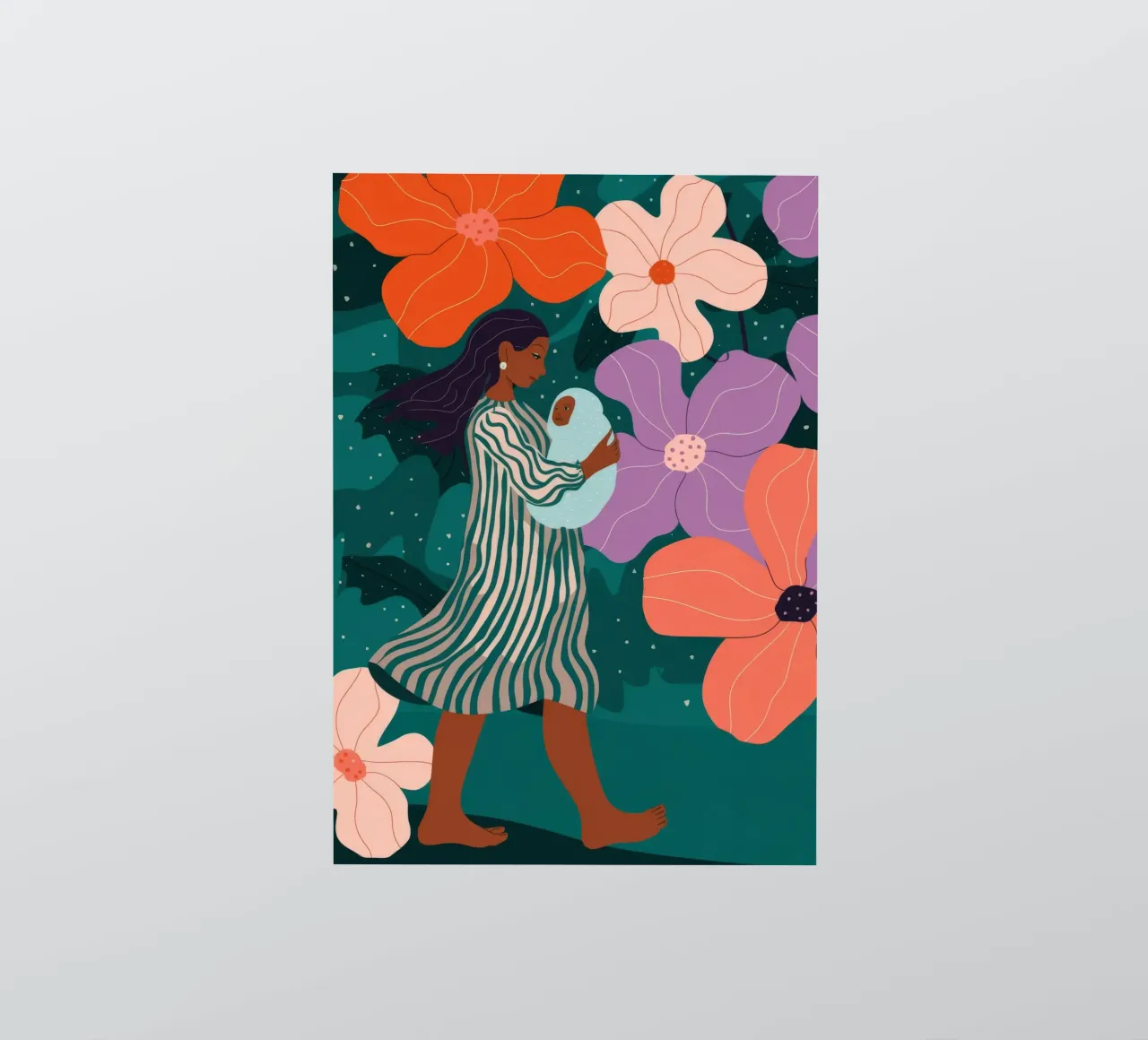Flower Garden Stroll autocollant de Emery Kate