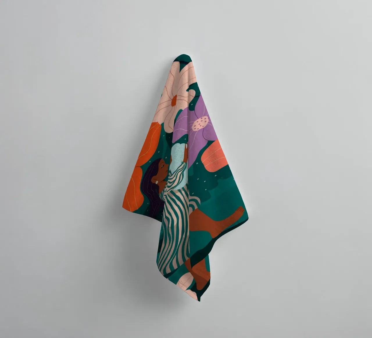 Flower Garden Stroll towel by Emery Kate