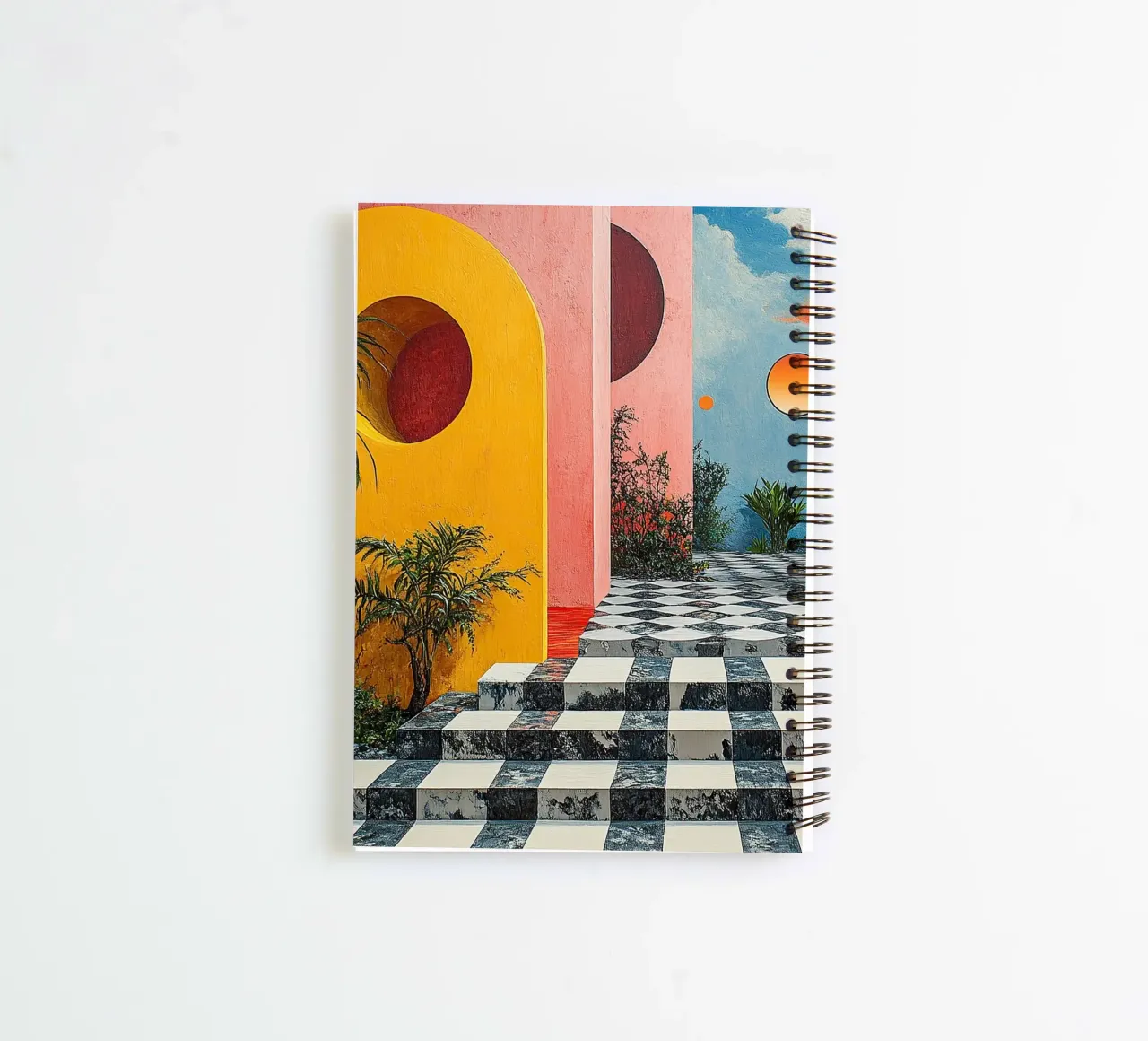 Surrealismus Architektur Design Geometrie Ringbuch von Nikis Art Studio