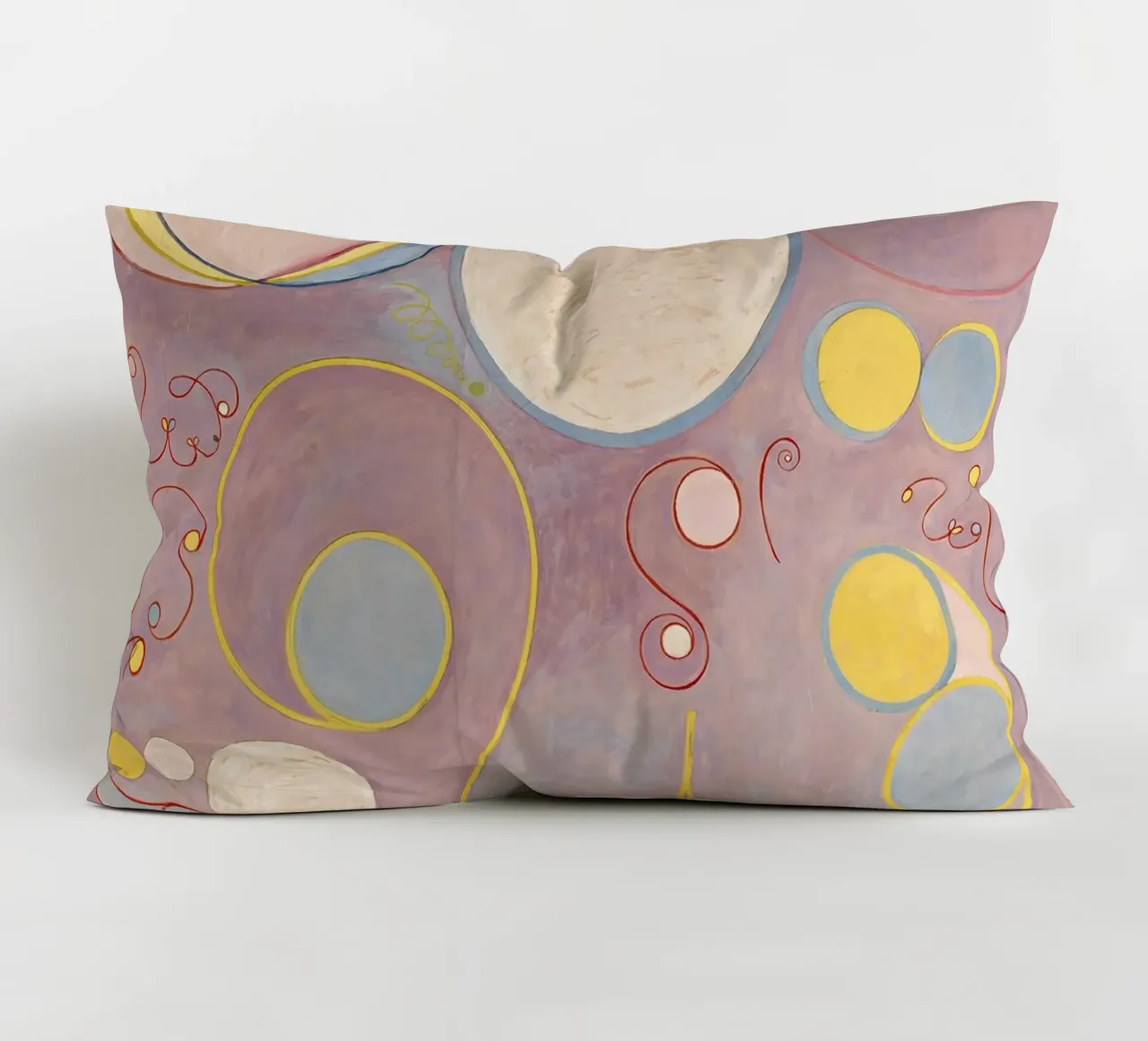 Hilma af Klint - Les dix plus grands, n° 08, L'âge adulte, groupe I coussin de William Store