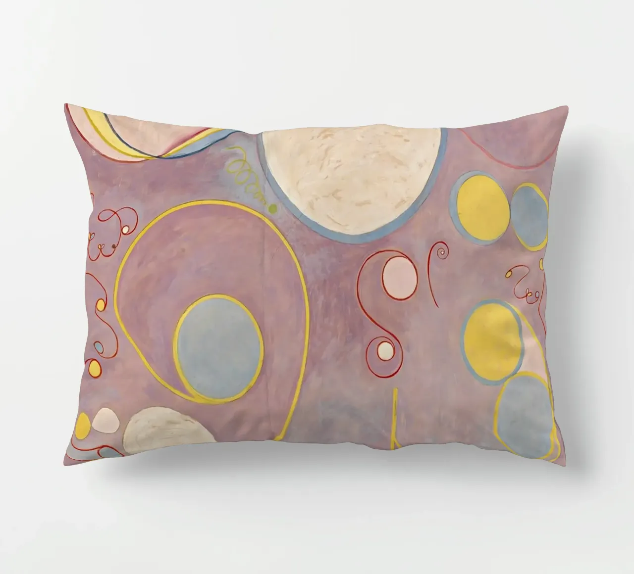 Hilma af Klint - Les dix plus grands, n° 08, L'âge adulte, groupe I coussin de William Store