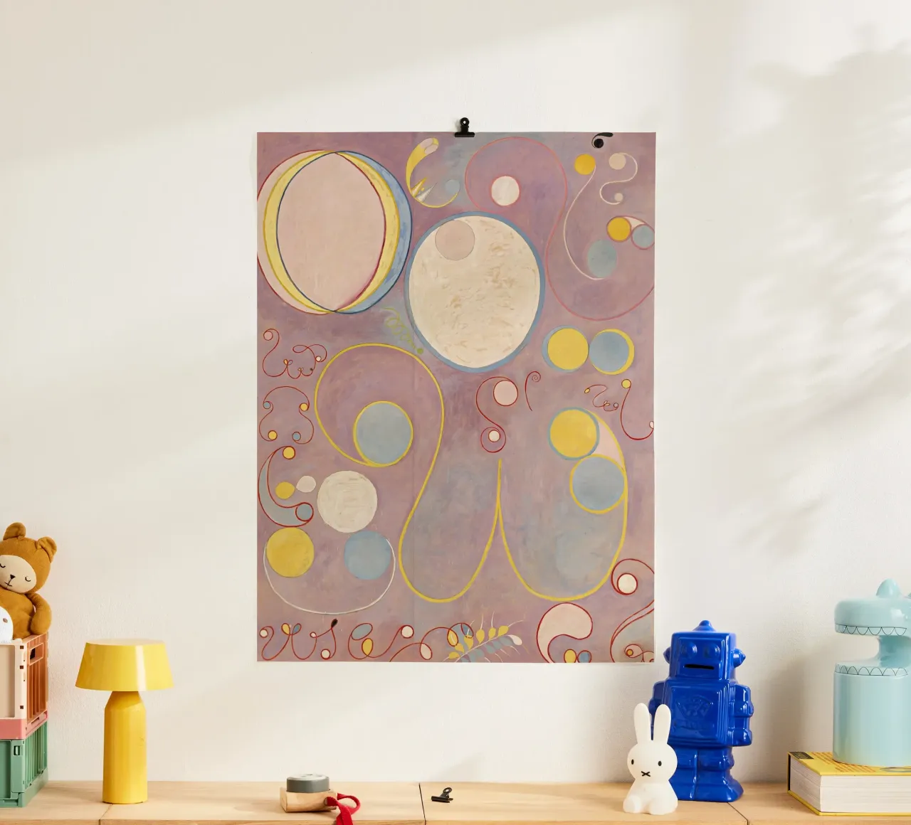 Hilma af Klint - Les dix plus grands, n° 08, L'âge adulte, groupe I hahnemühle de William Store