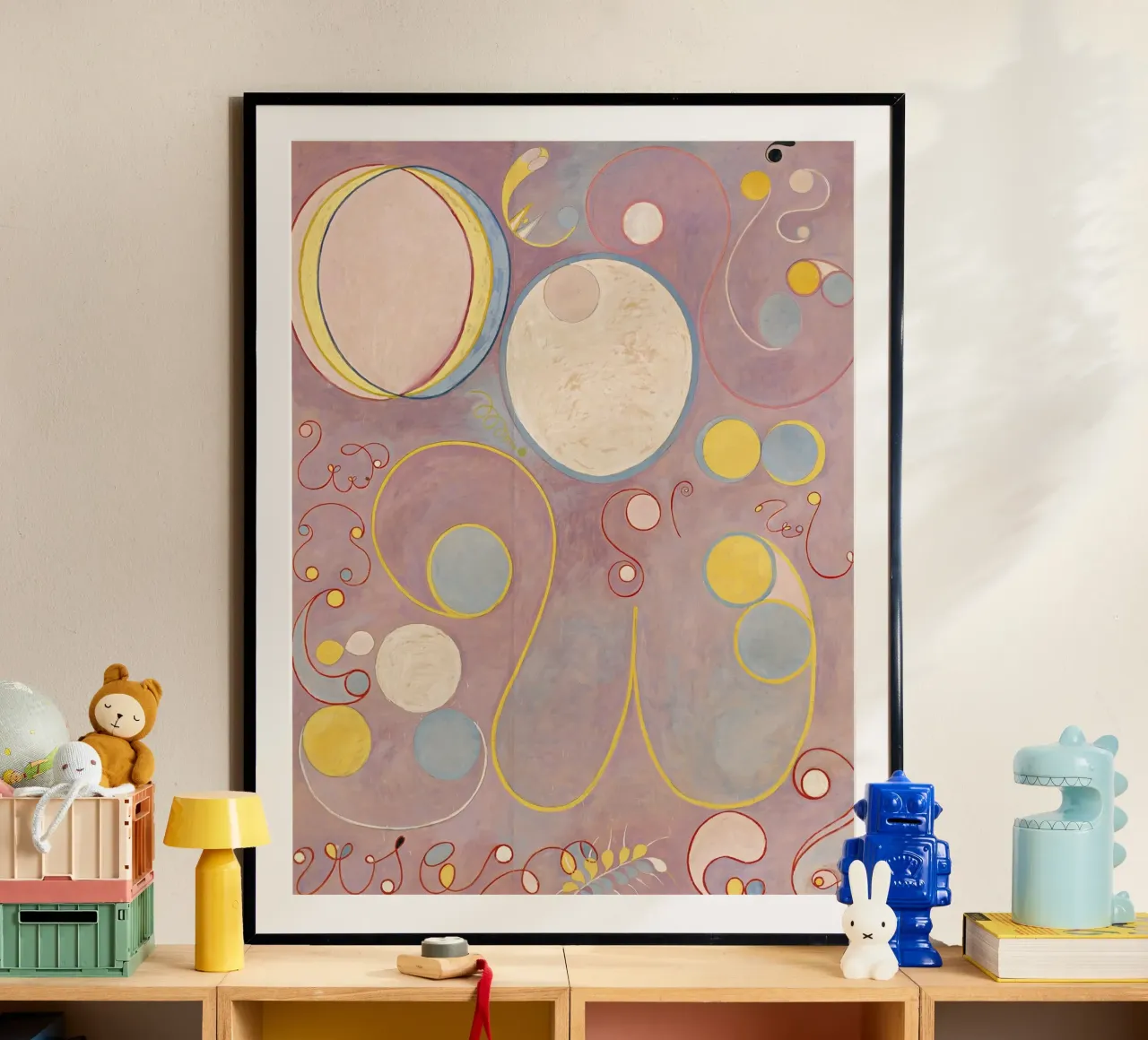 Hilma af Klint - Les dix plus grands, n° 08, L'âge adulte, groupe I hahnemühle de William Store