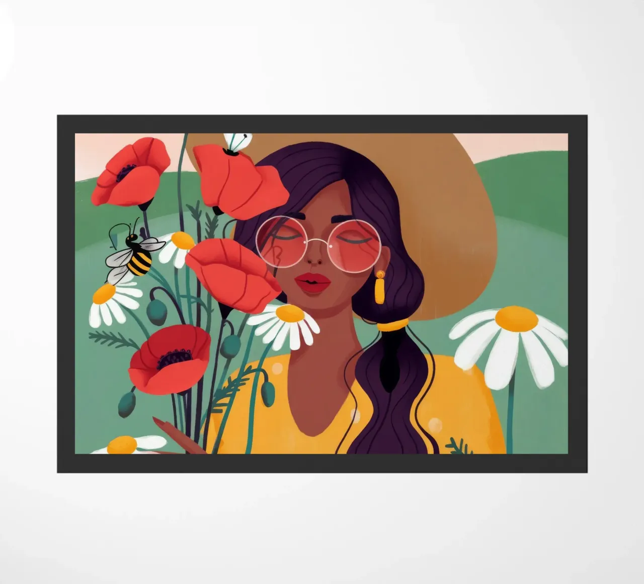 Raccolta di fiori soleggiati zerbino da Emery Kate