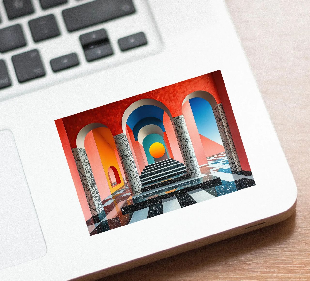 Surrealism Architecture Design Geometry sticker by Nikis Art Studio