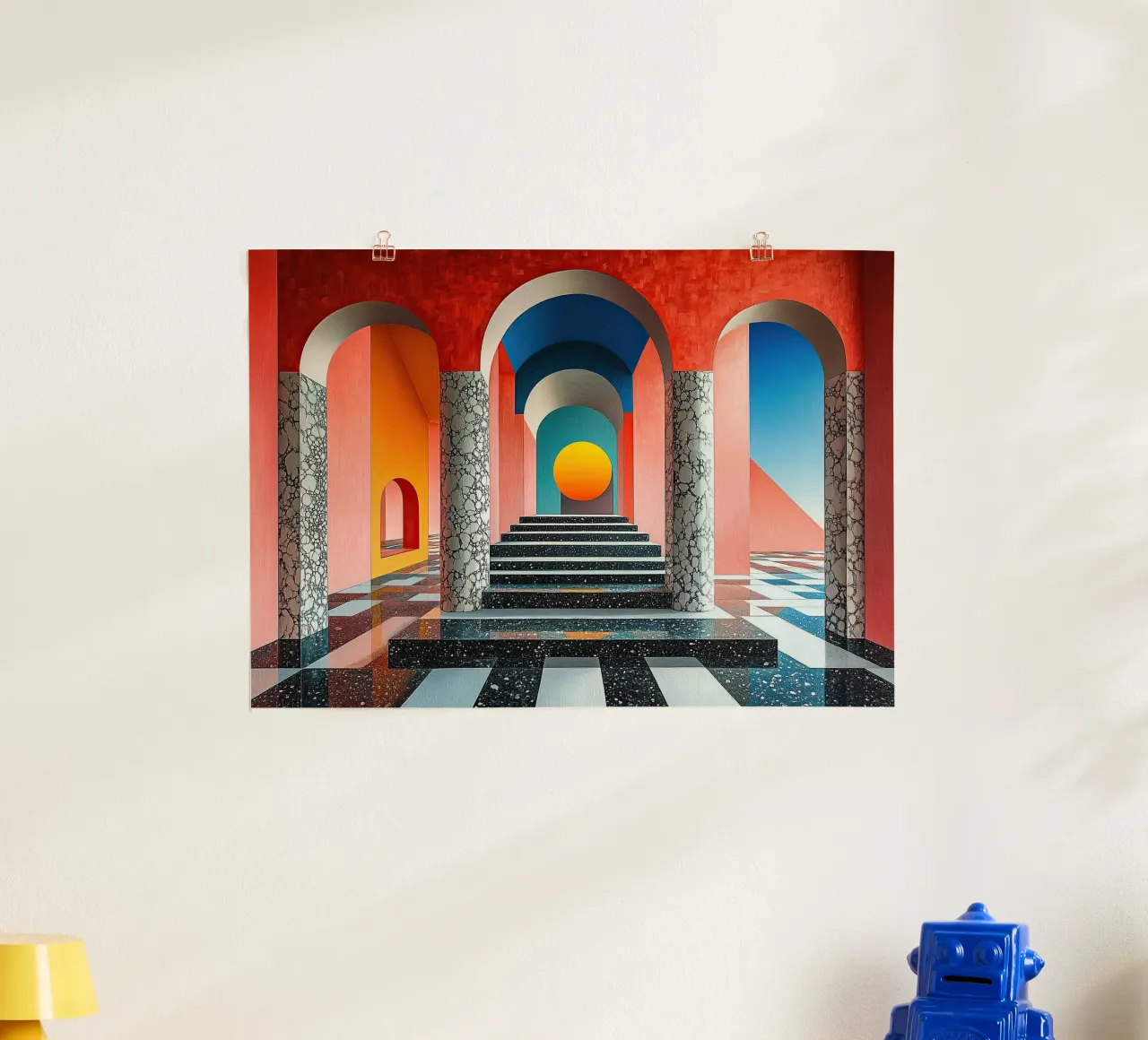 Surrealism Architecture Design Geometry hahnemühle by Nikis Art Studio