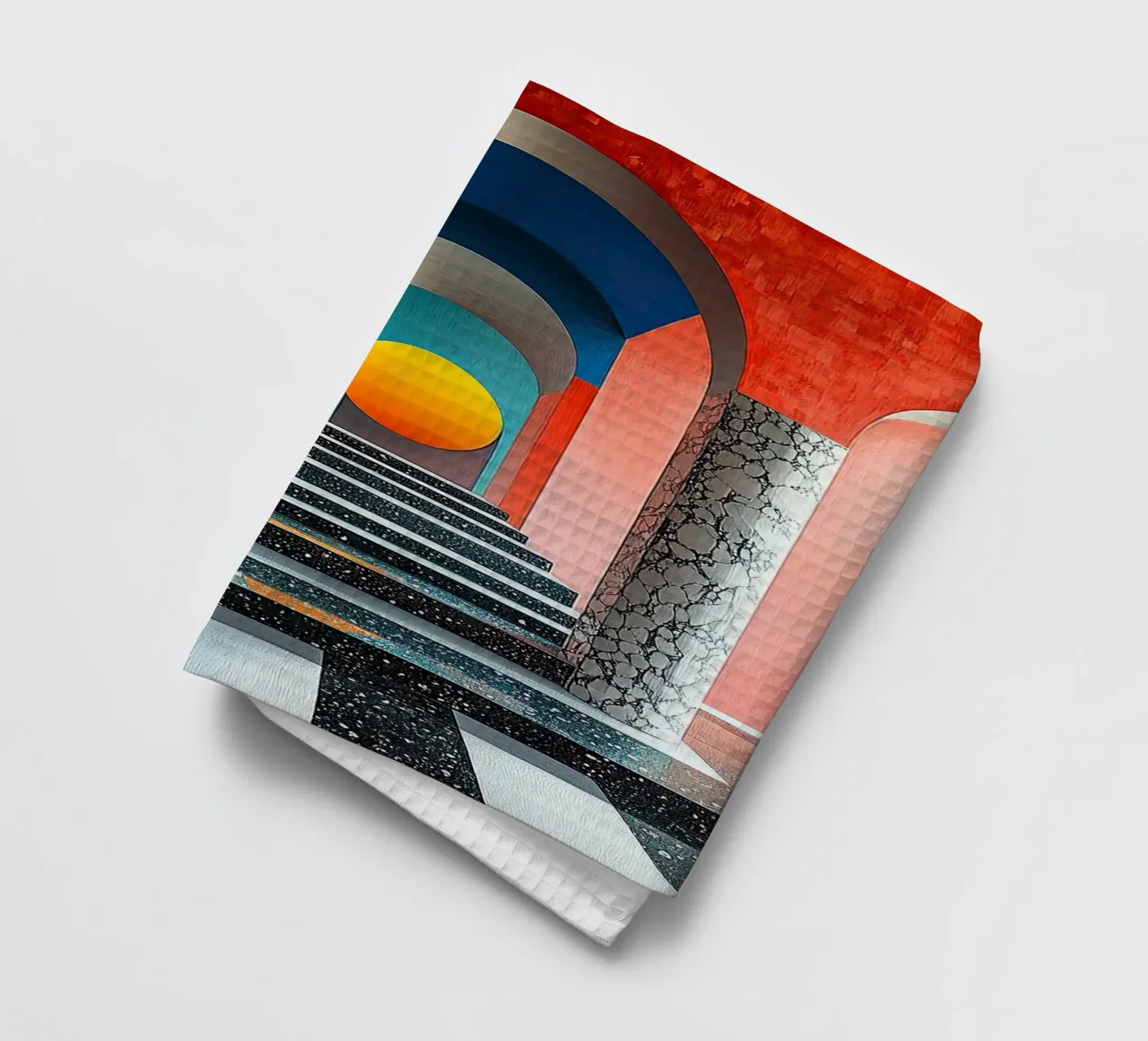 Surréalisme Architecture Design Géométrie torchon de Nikis Art Studio