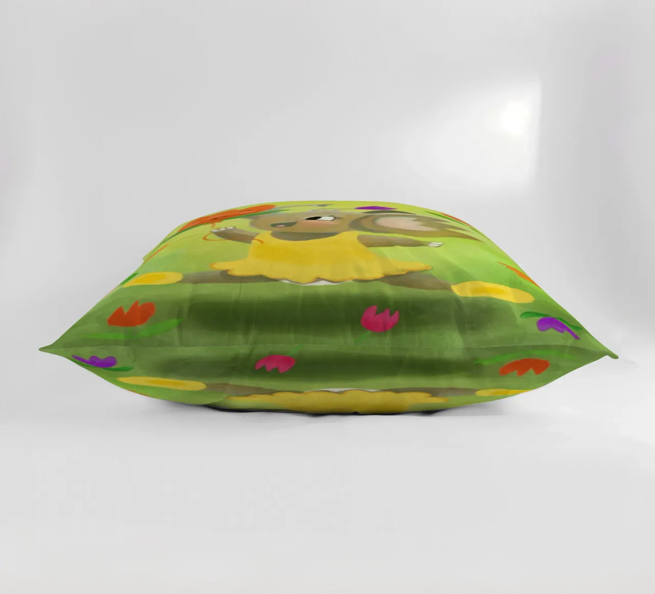 Fröhlicher Elefant - Spring Vibes cuscino da Honigbrombeere