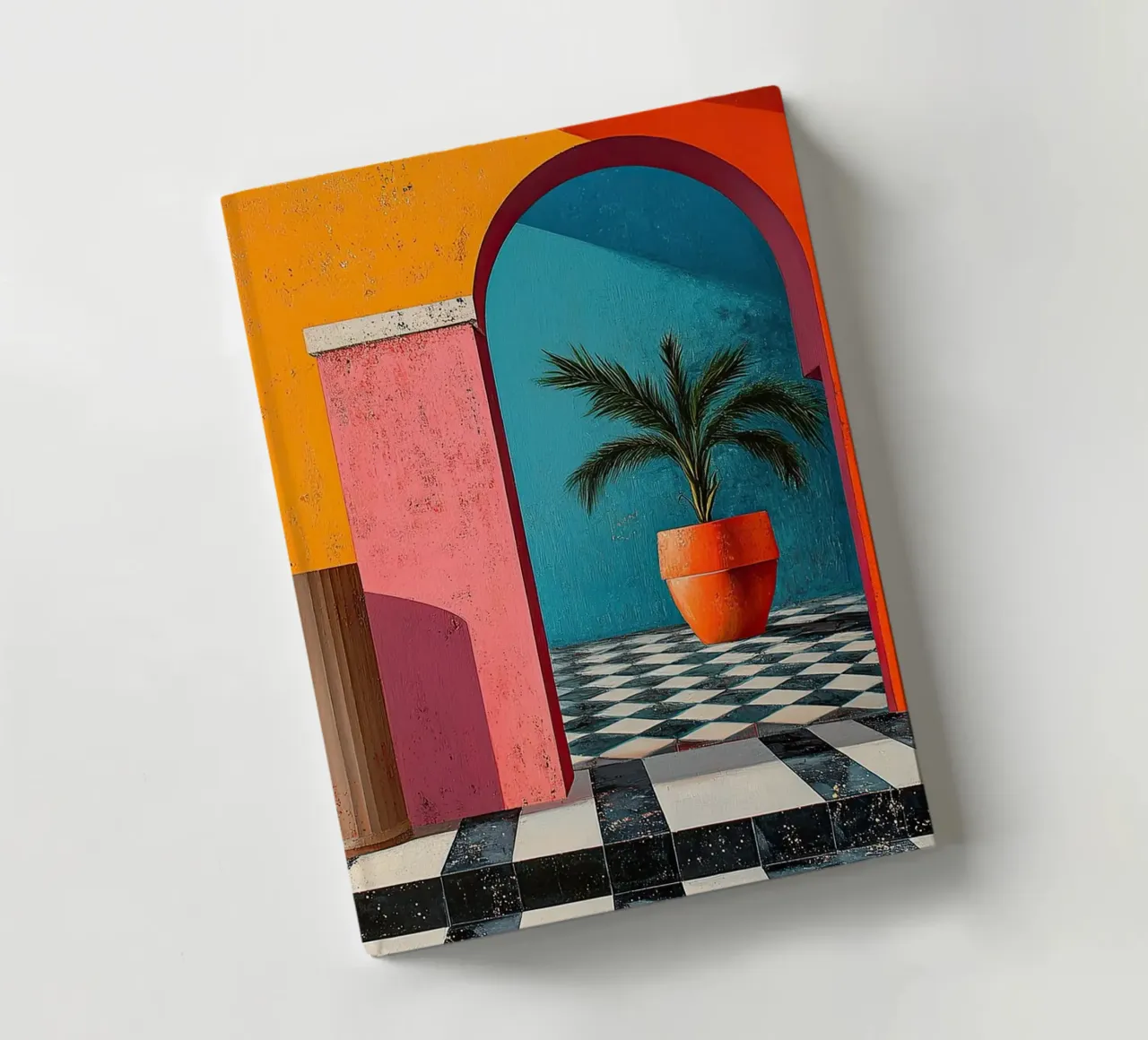 Surrealism Architecture Design Geometry notebook by Nikis Art Studio