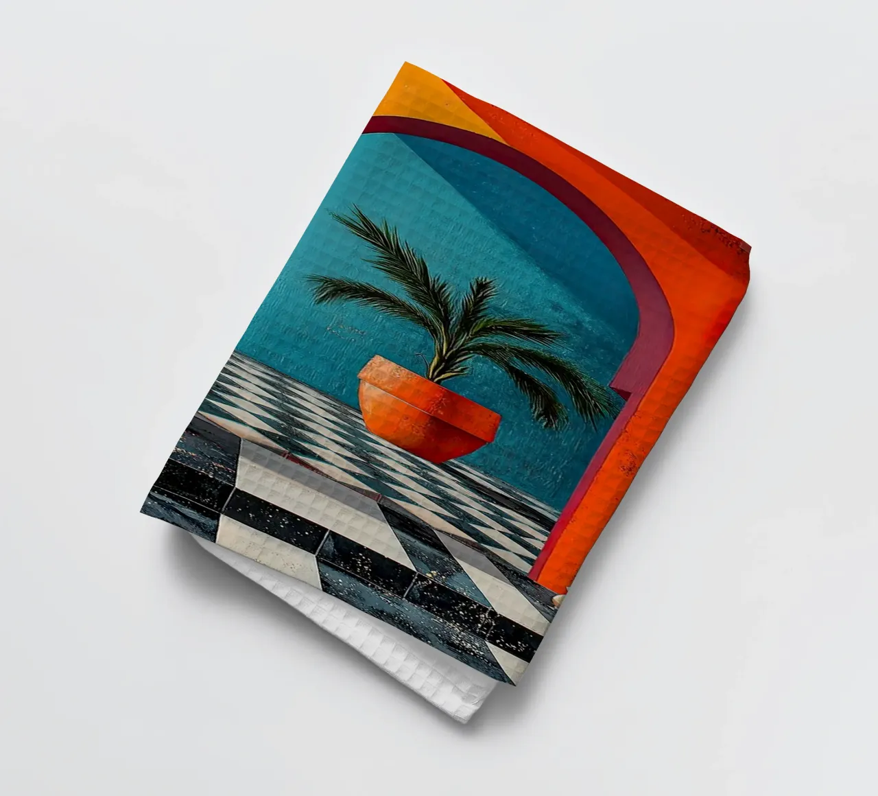 Surréalisme Architecture Design Géométrie torchon de Nikis Art Studio