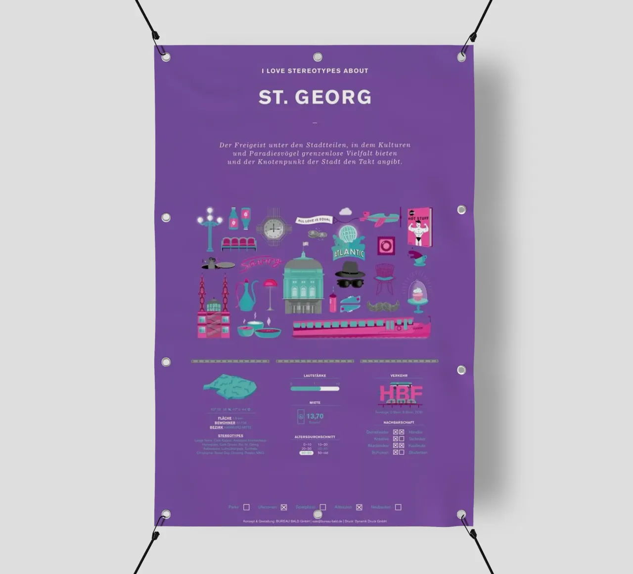St. Georg telo in pvc da Bureau Bald GmbH