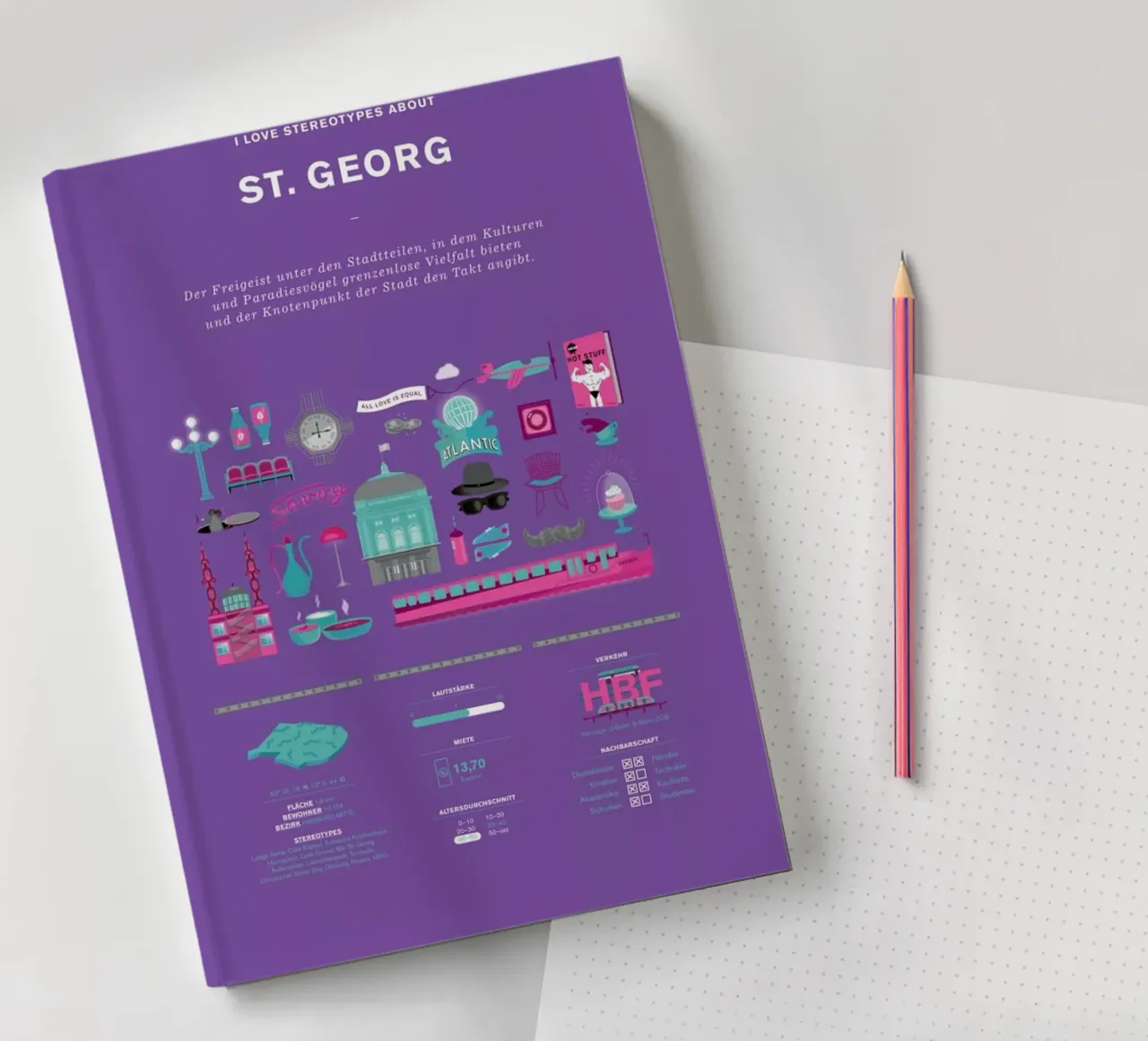 St. Georg notebook by Bureau Bald GmbH