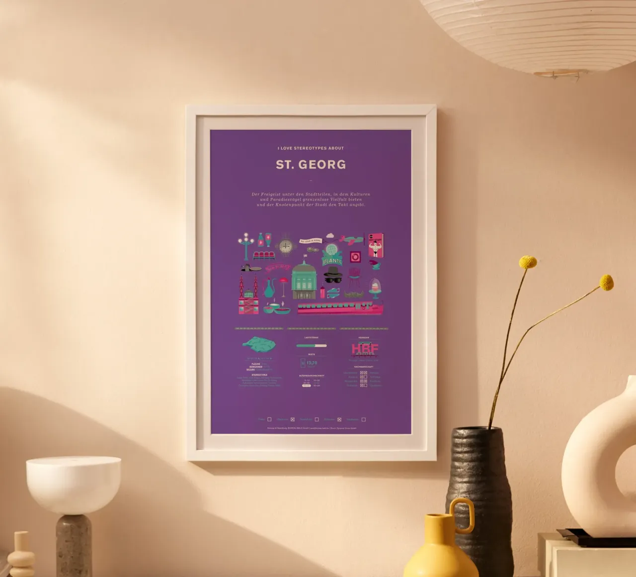 St. Georg poster da Bureau Bald GmbH