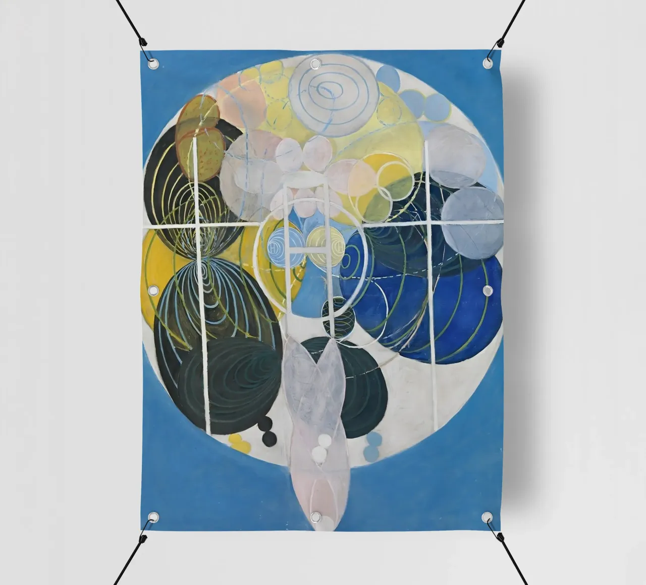 Hilma Af Klint - Les grandes figures, n° 5, groupe II bâche pvc de William Store