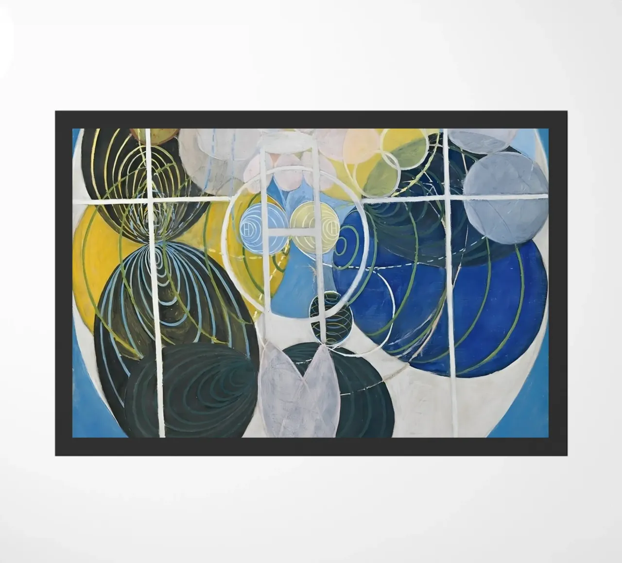 Hilma Af Klint - Les grandes figures, n° 5, groupe II paillasson de William Store